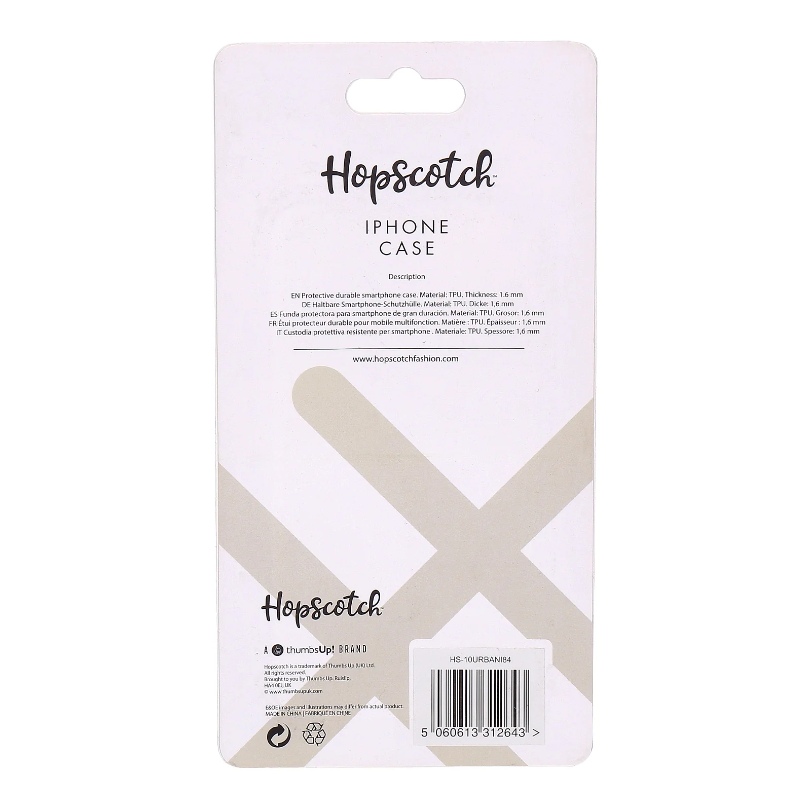 Hopscotch Silikon Case Schutzhülle grau iPhone 8 iPhone 6/7/8 - Image 3