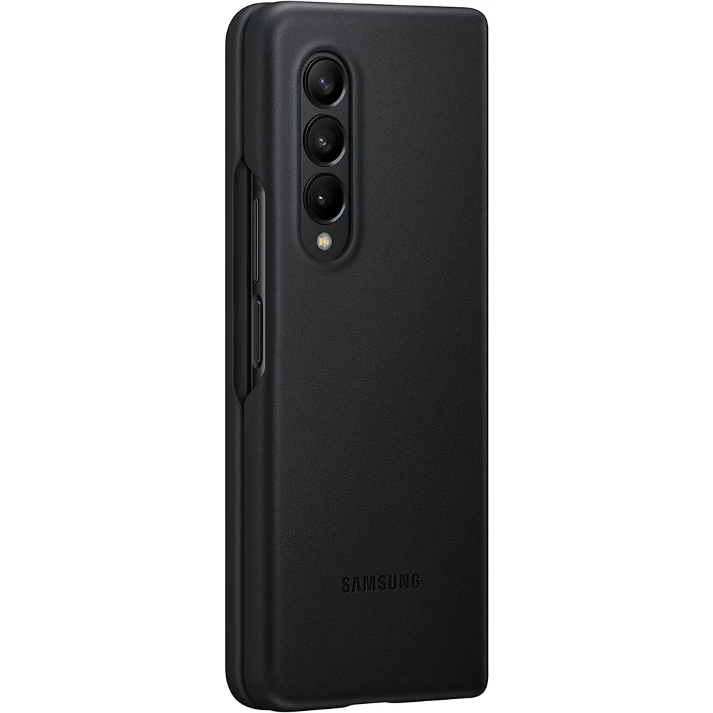 Samsung Galaxy Z Fold3 Leder Cover schwarz - Image 2