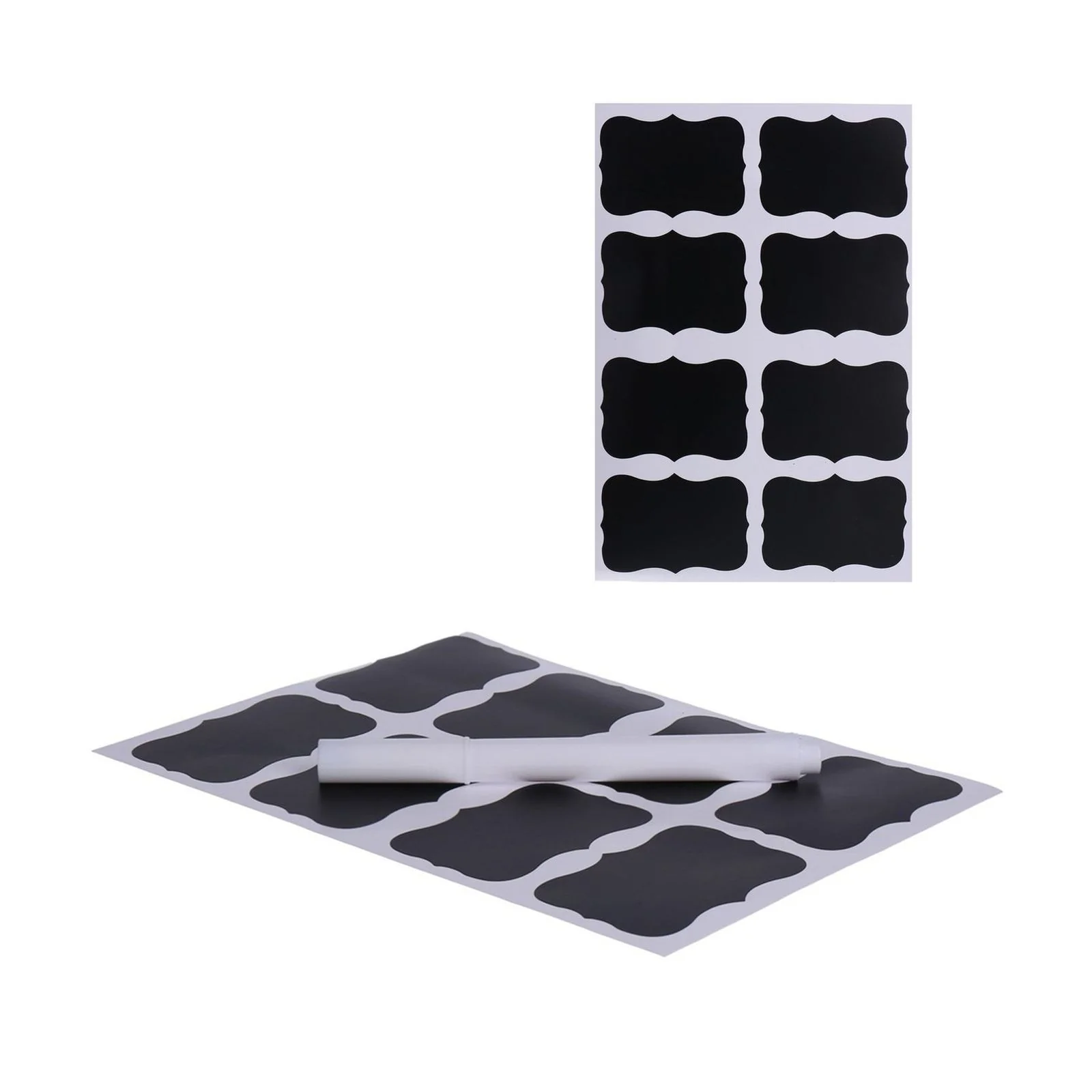 TP Vorratsgläser 4er Set mit Bambus Deckel, luftdichte Behälter inkl. Etiketten, 4 x 350 ml - Image 5