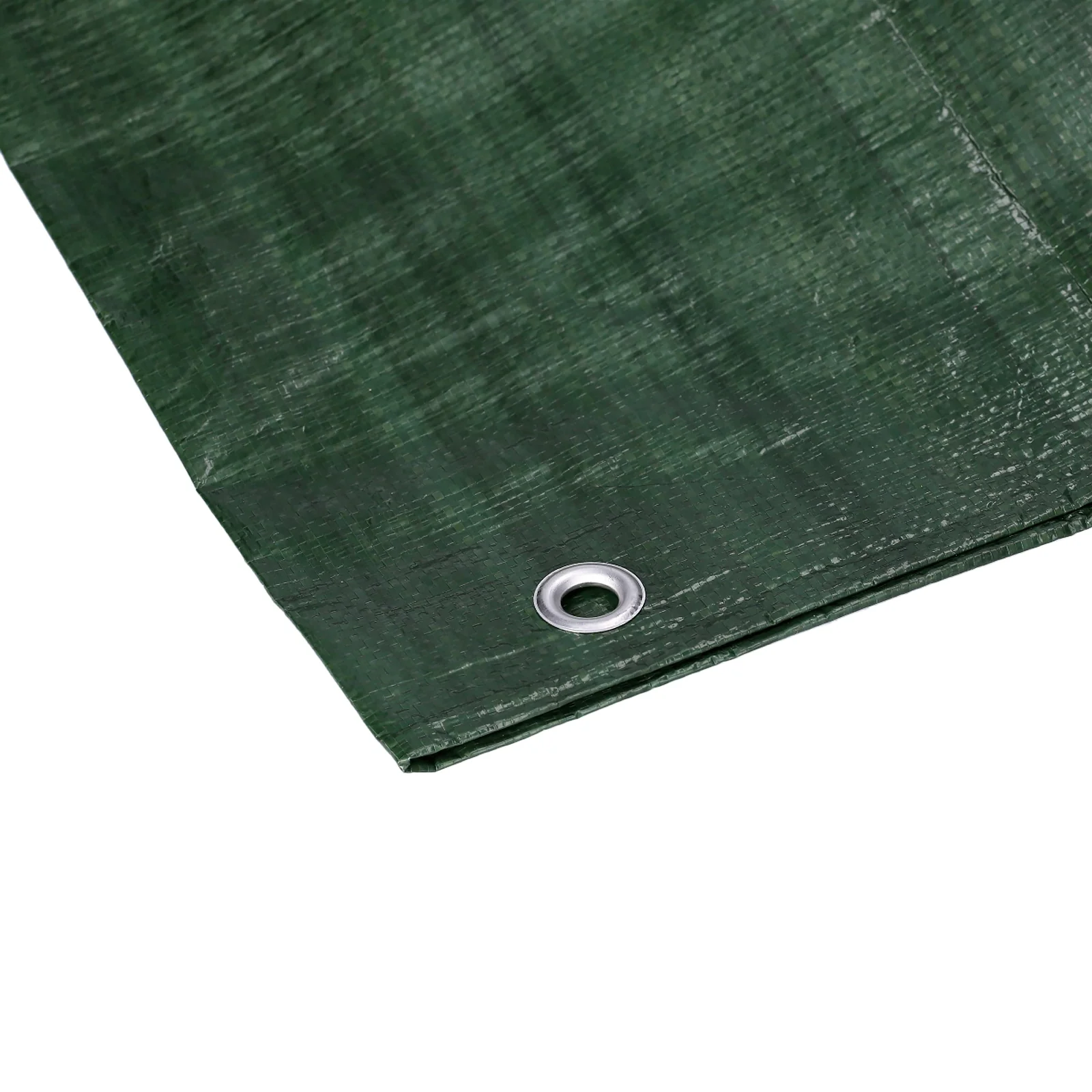 Abdeckplane, Gewebeplane 260g/m² grün inkl. 4x Befestigungsseil, mit Ecken- und Randverstärkung 6 x 8 Meter - Image 4