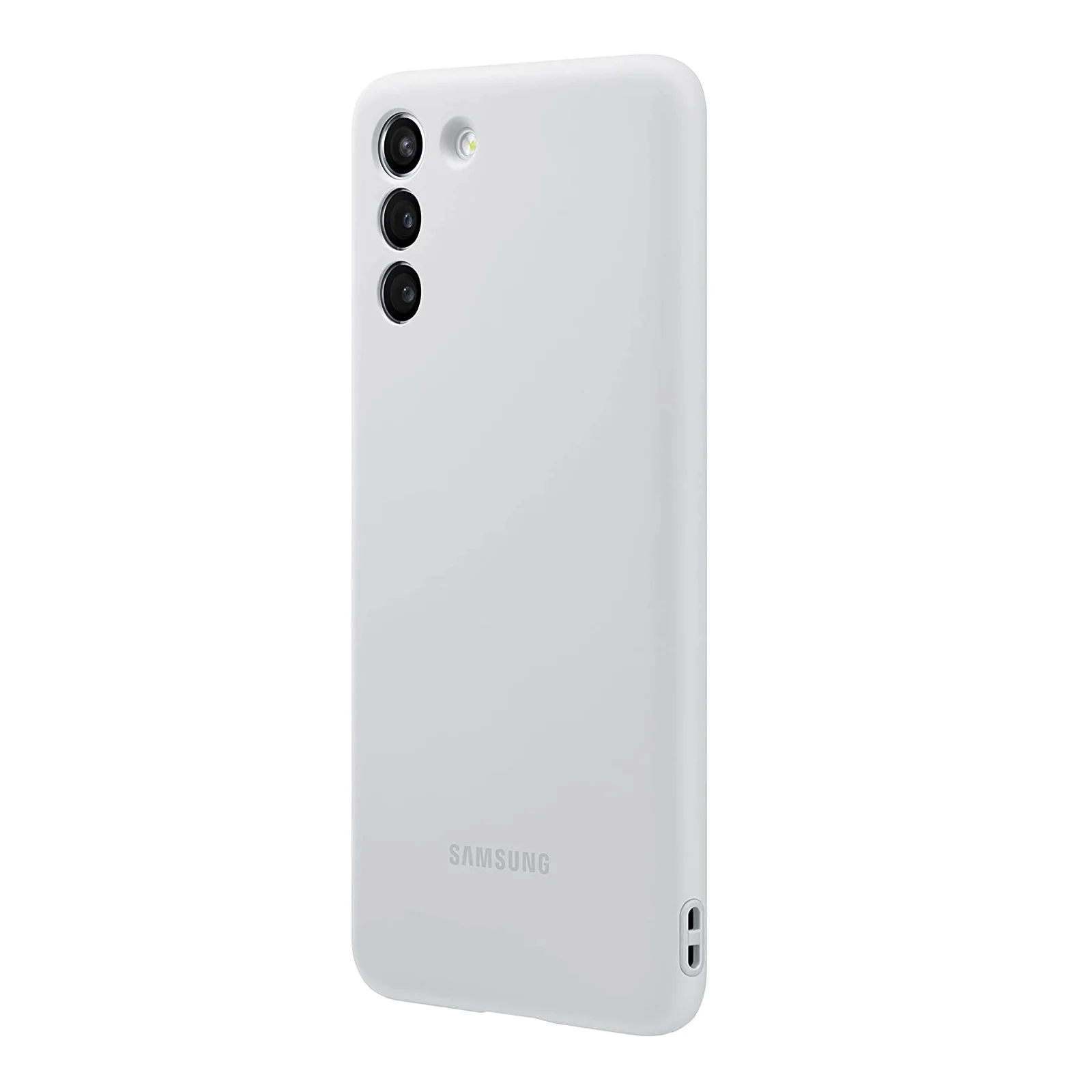 Samsung Silicone Cover Hellgrau passend für Galaxy S21+ - Image 2