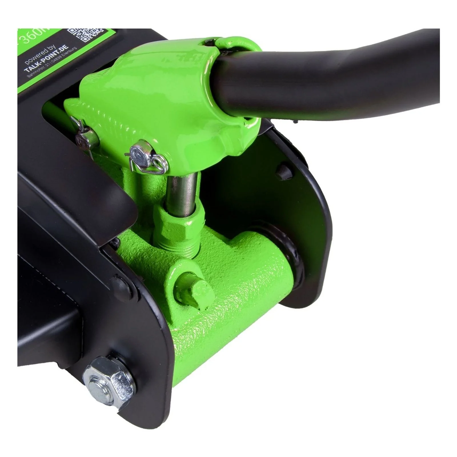 TP Hydraulischer KFZ-Rangierwagenheber 2,5t Koffer, SUV-Adapter und 2x Gummiauflage Grün - Image 7