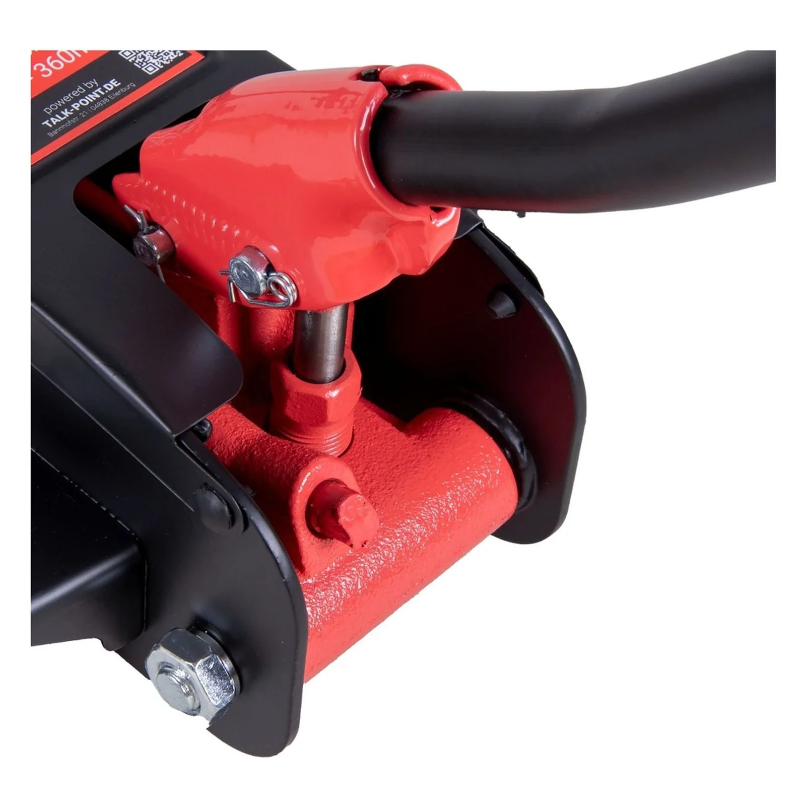 TP Hydraulischer KFZ-Rangierwagenheber 2,5t Koffer, SUV-Adapter und 2x Gummiauflage Rot - Image 7
