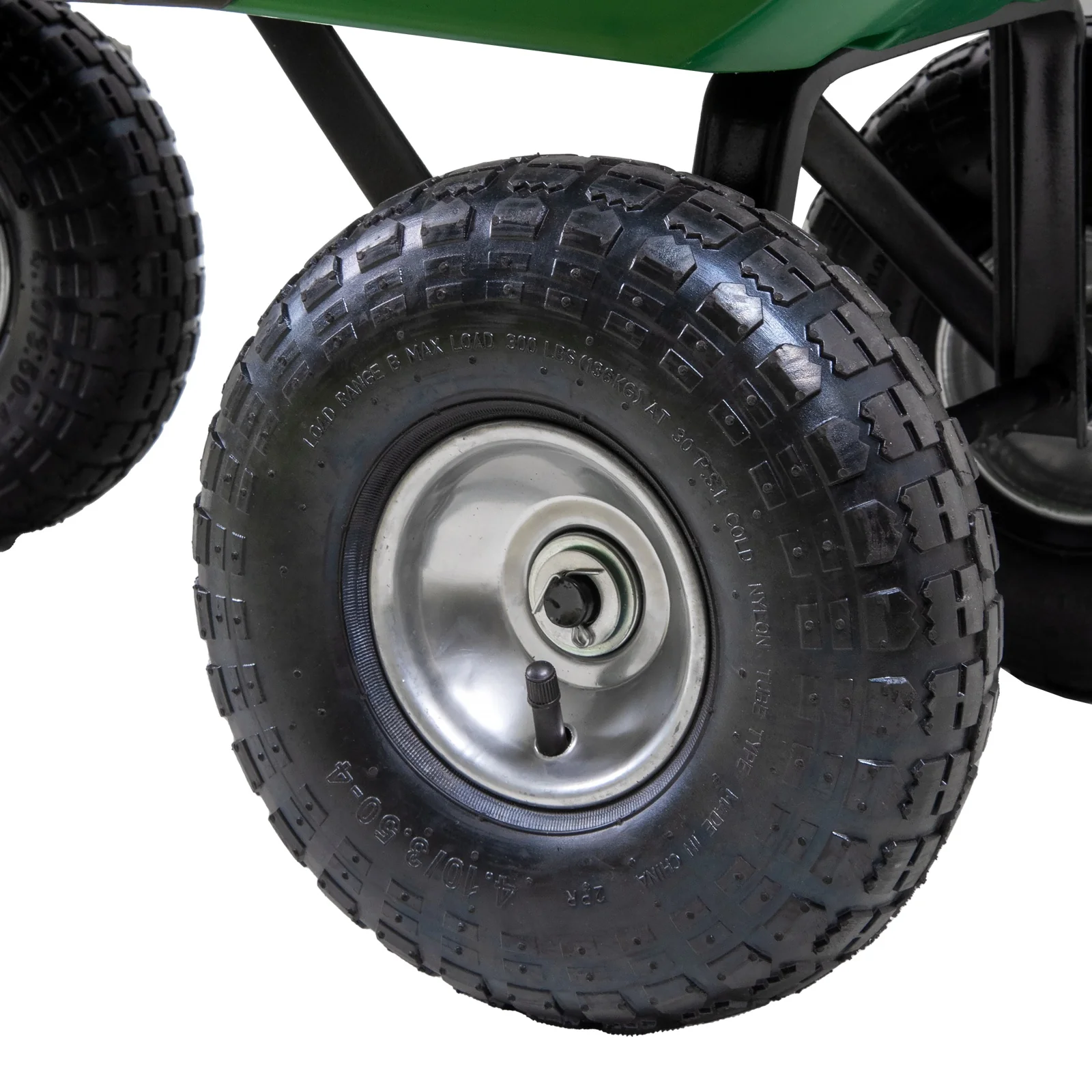 Gartenwagen mit Kippfunktion 75 Liter, belastbar bis 300Kg, Luftbereifung, abnehmbarer Griff - Image 10