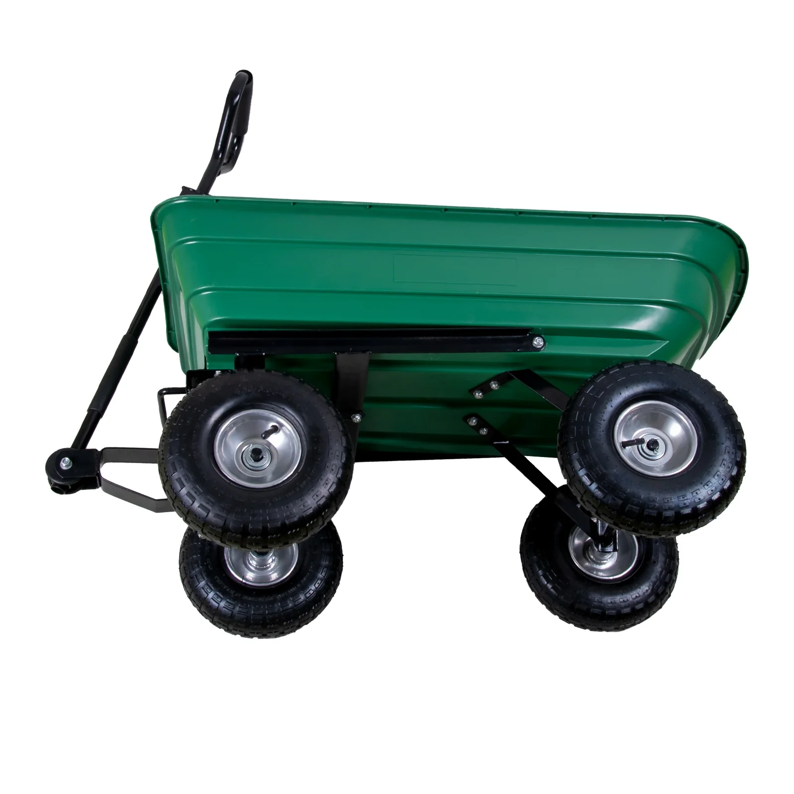 Gartenwagen mit Kippfunktion 75 Liter, belastbar bis 300Kg, Luftbereifung, abnehmbarer Griff - Image 4