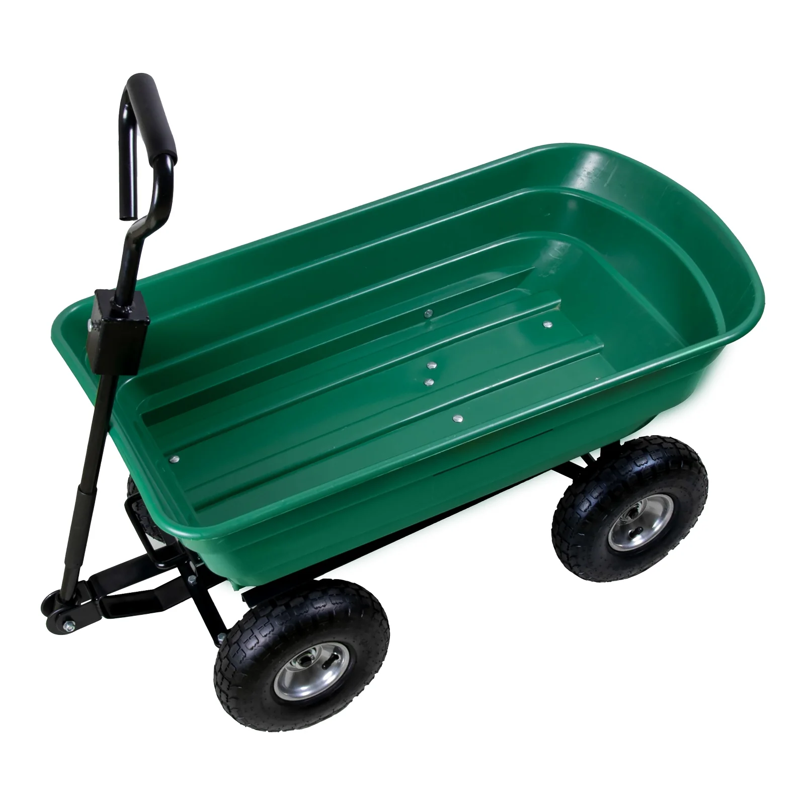 Gartenwagen mit Kippfunktion 75 Liter, belastbar bis 300Kg, Luftbereifung, abnehmbarer Griff - Image 5