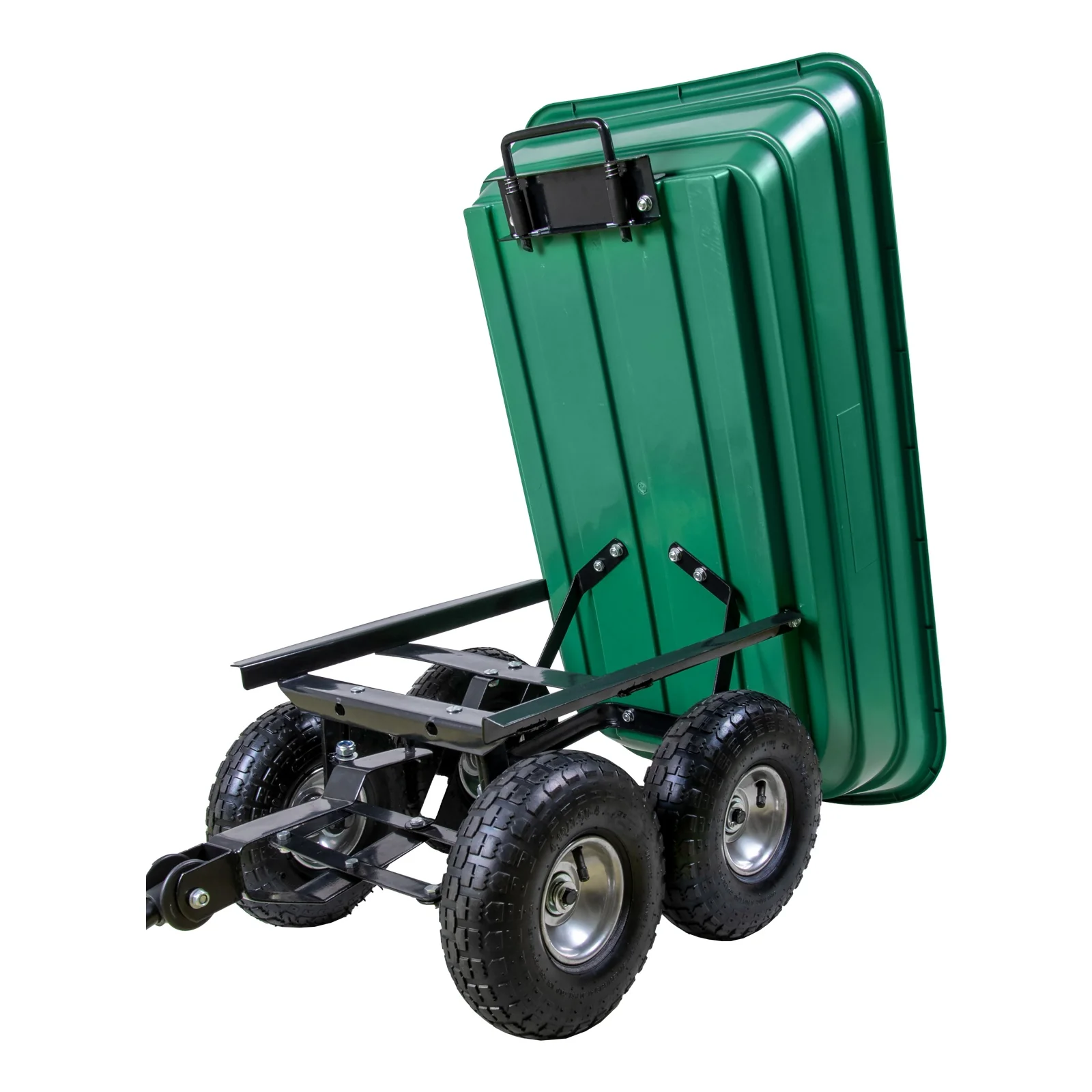 Gartenwagen mit Kippfunktion 75 Liter, belastbar bis 300Kg, Luftbereifung, abnehmbarer Griff - Image 6