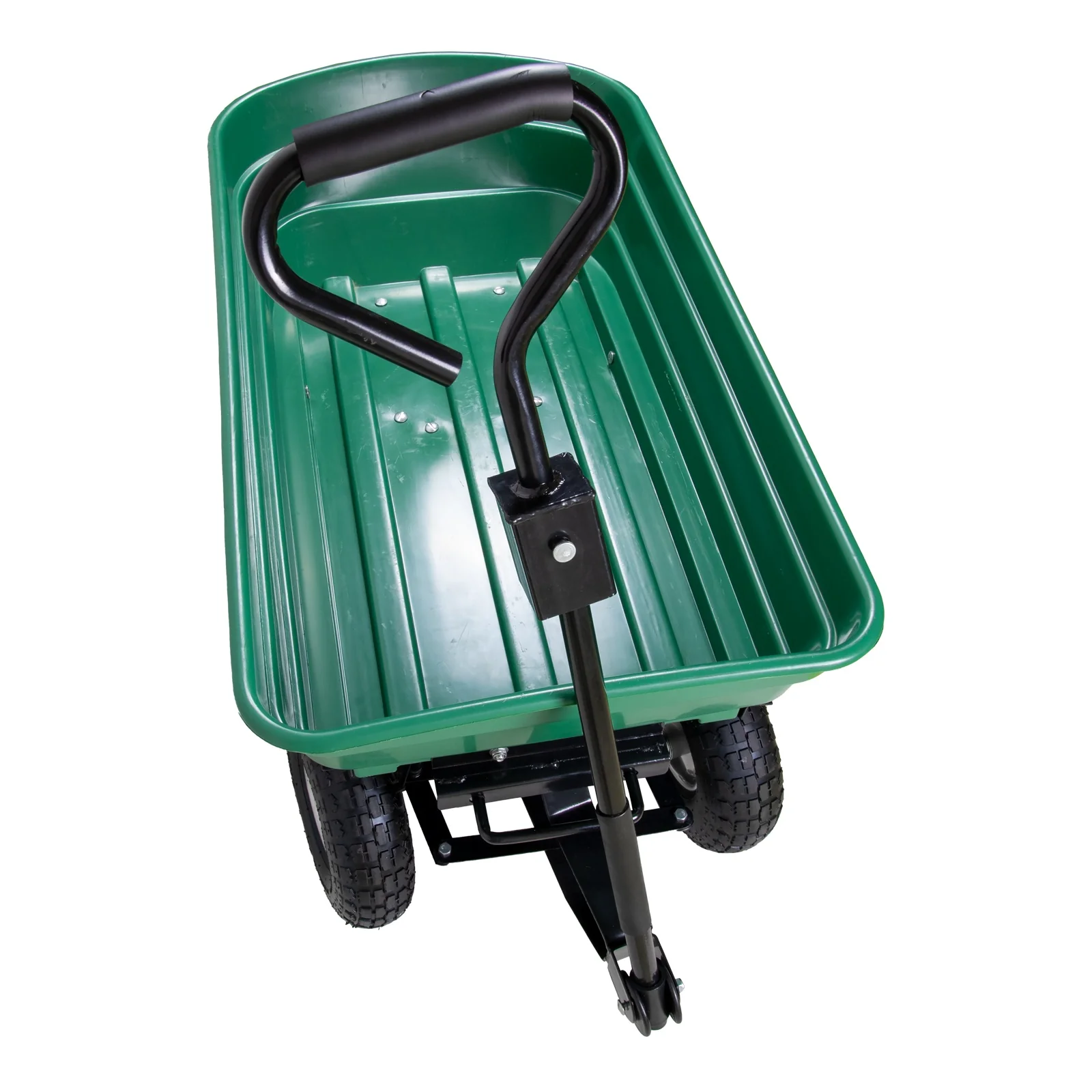 Gartenwagen mit Kippfunktion 75 Liter, belastbar bis 300Kg, Luftbereifung, abnehmbarer Griff - Image 8