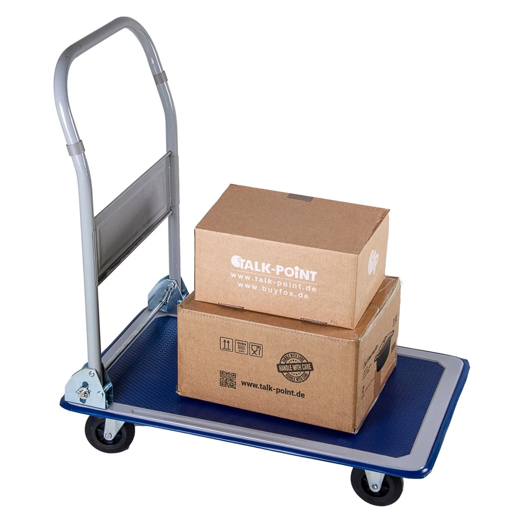 Plattformwagen klappbar mit 150 kg Tragkraft, Gummibereifung, Anti-Rutschbeschichtung - Image 3