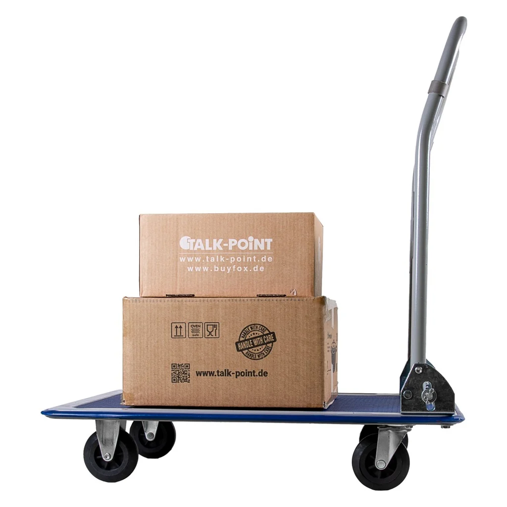 Plattformwagen klappbar mit 150 kg Tragkraft, Gummibereifung, Anti-Rutschbeschichtung - Image 9