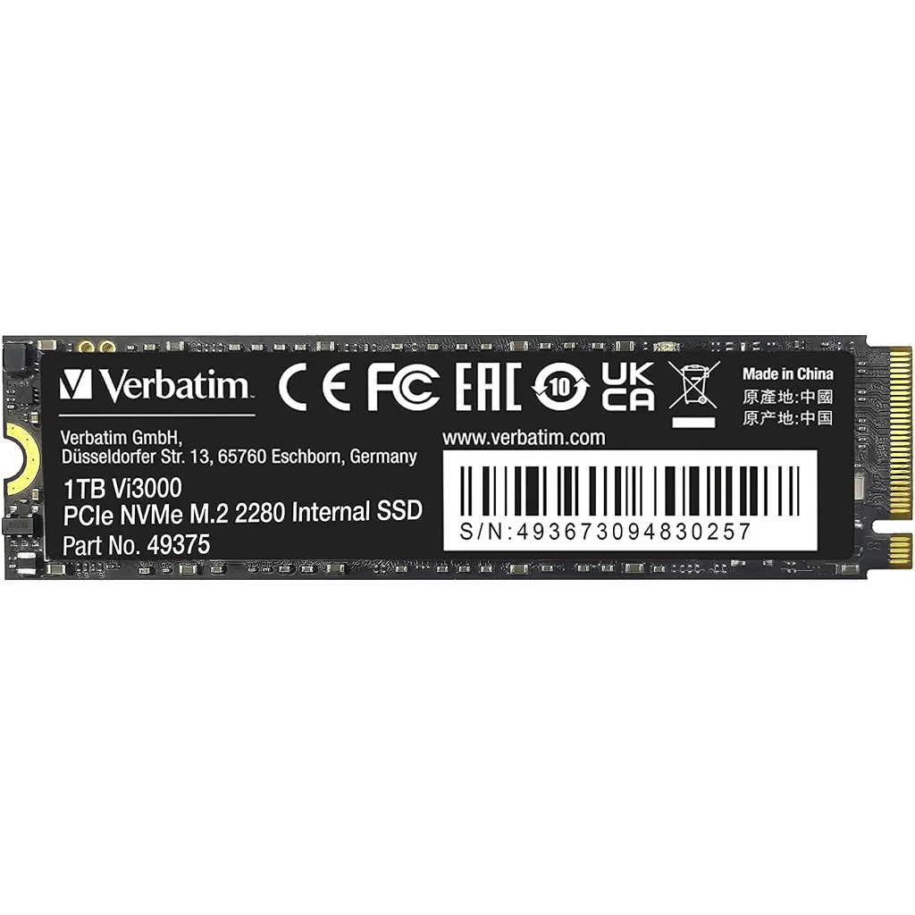 Verbatim Vi3000 int. M.2 PCIe SSD 1TB