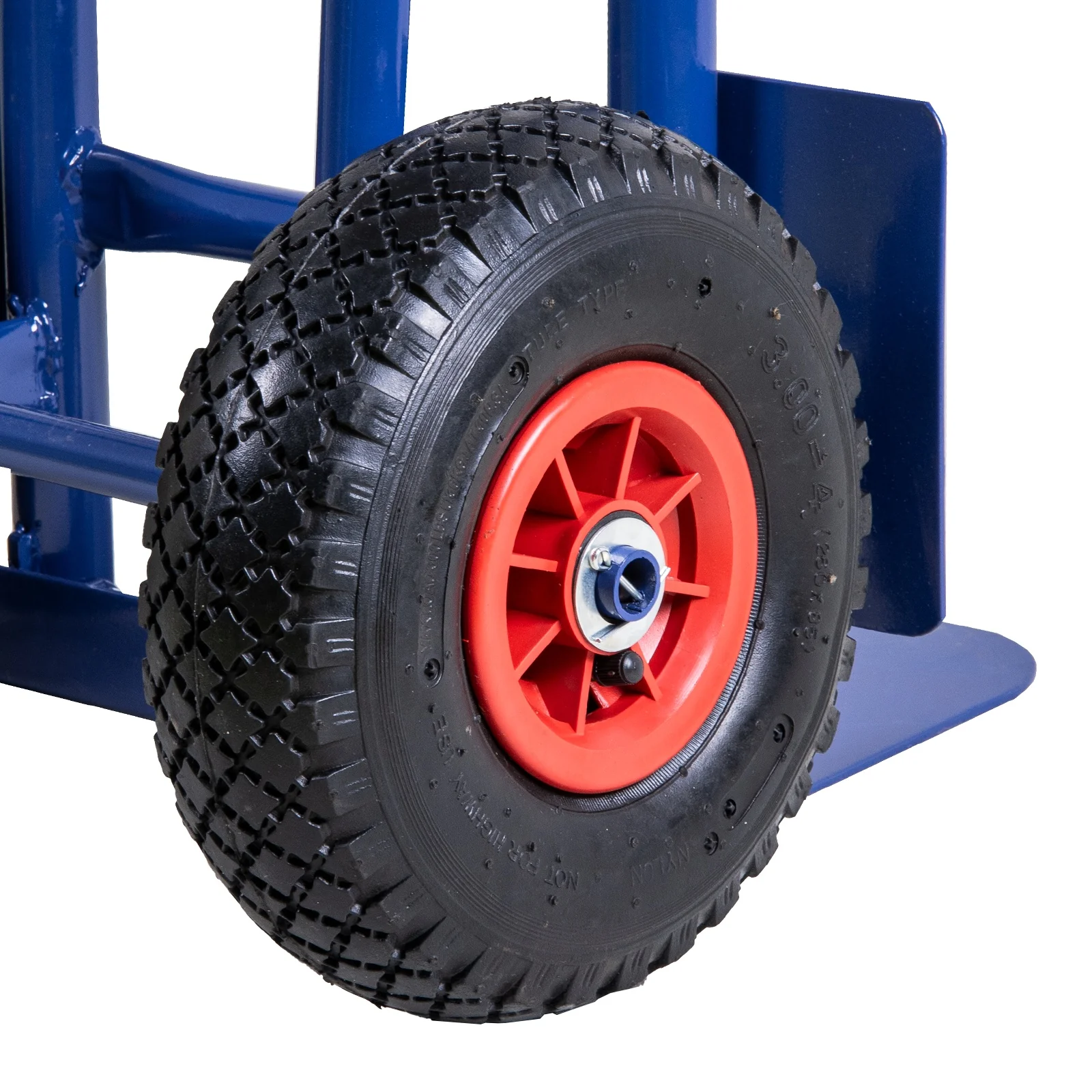 Sackkarre klappbar bis 200 kg ergonomische Griffe luftgefüllte Profilgummireifen & Radschutz - Image 6