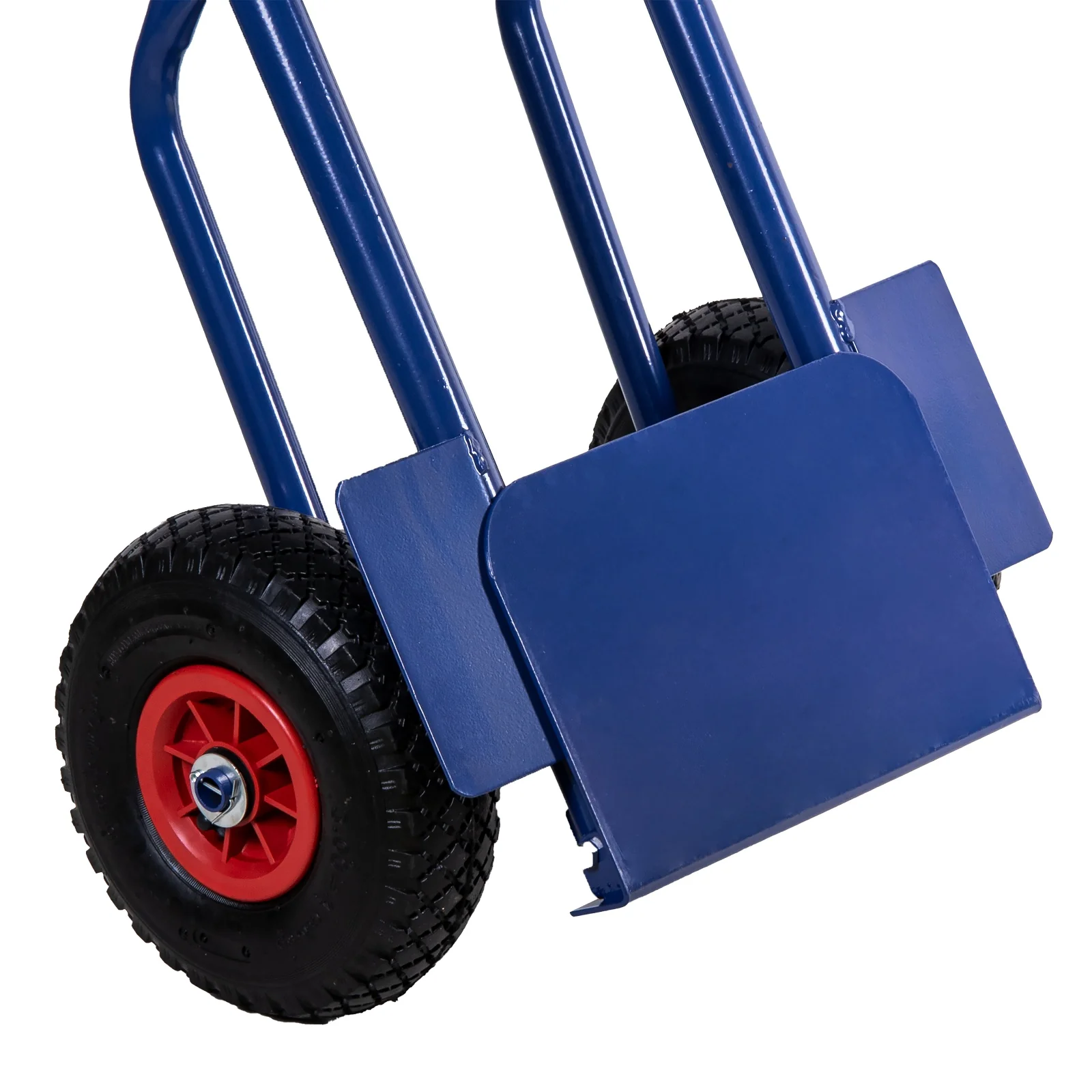 Sackkarre klappbar bis 200 kg ergonomische Griffe luftgefüllte Profilgummireifen & Radschutz - Image 8