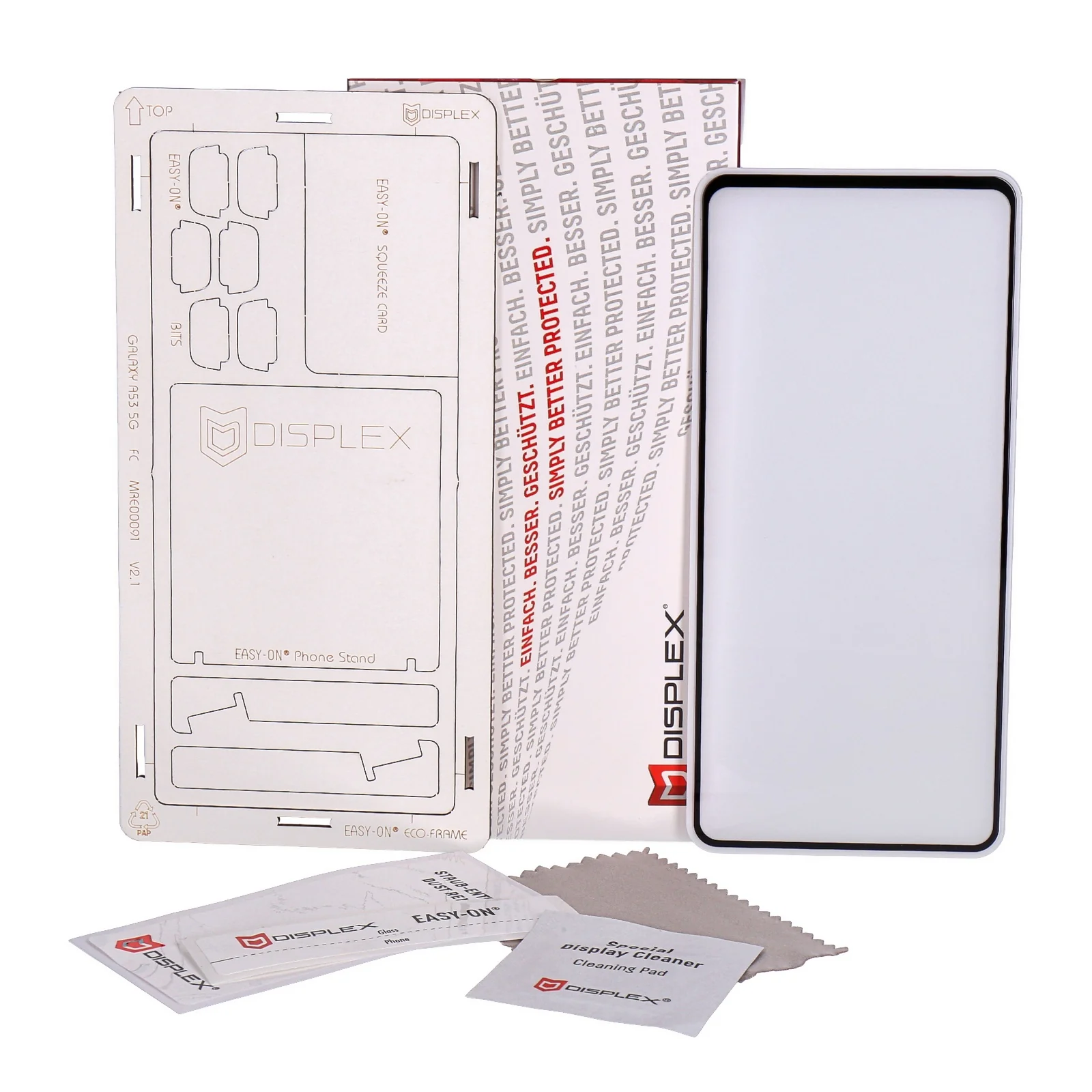 DISPLEX Full Cover Glas Samsung A53 5G
