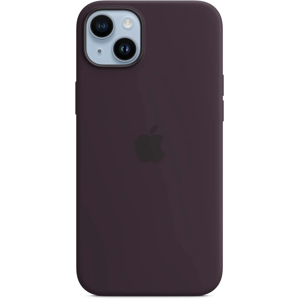 Apple Silikon Case mit MagSafe für iPhone 14 Plus Holunder