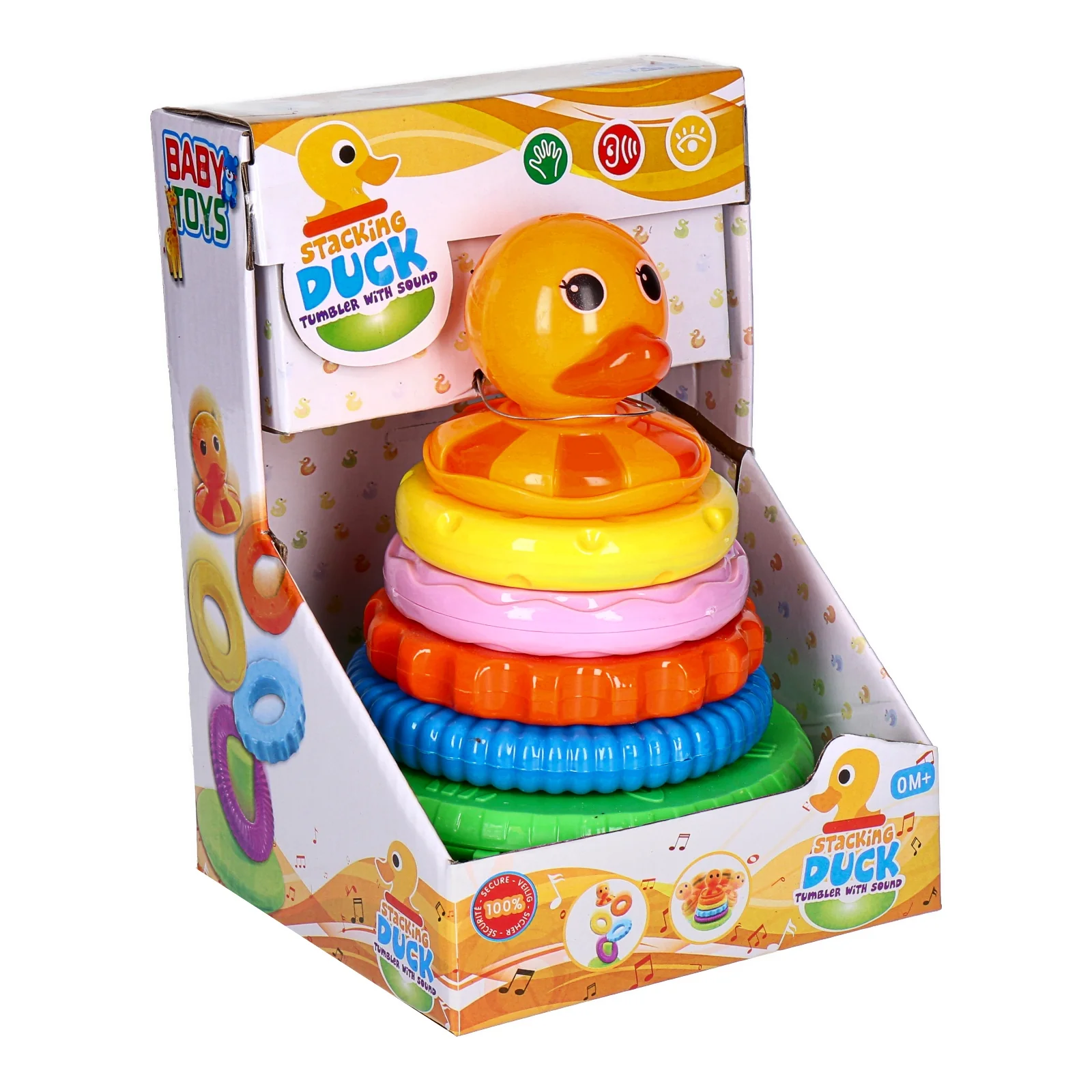 Babytoys Entenstapel mit Musik 0M+ - Image 2