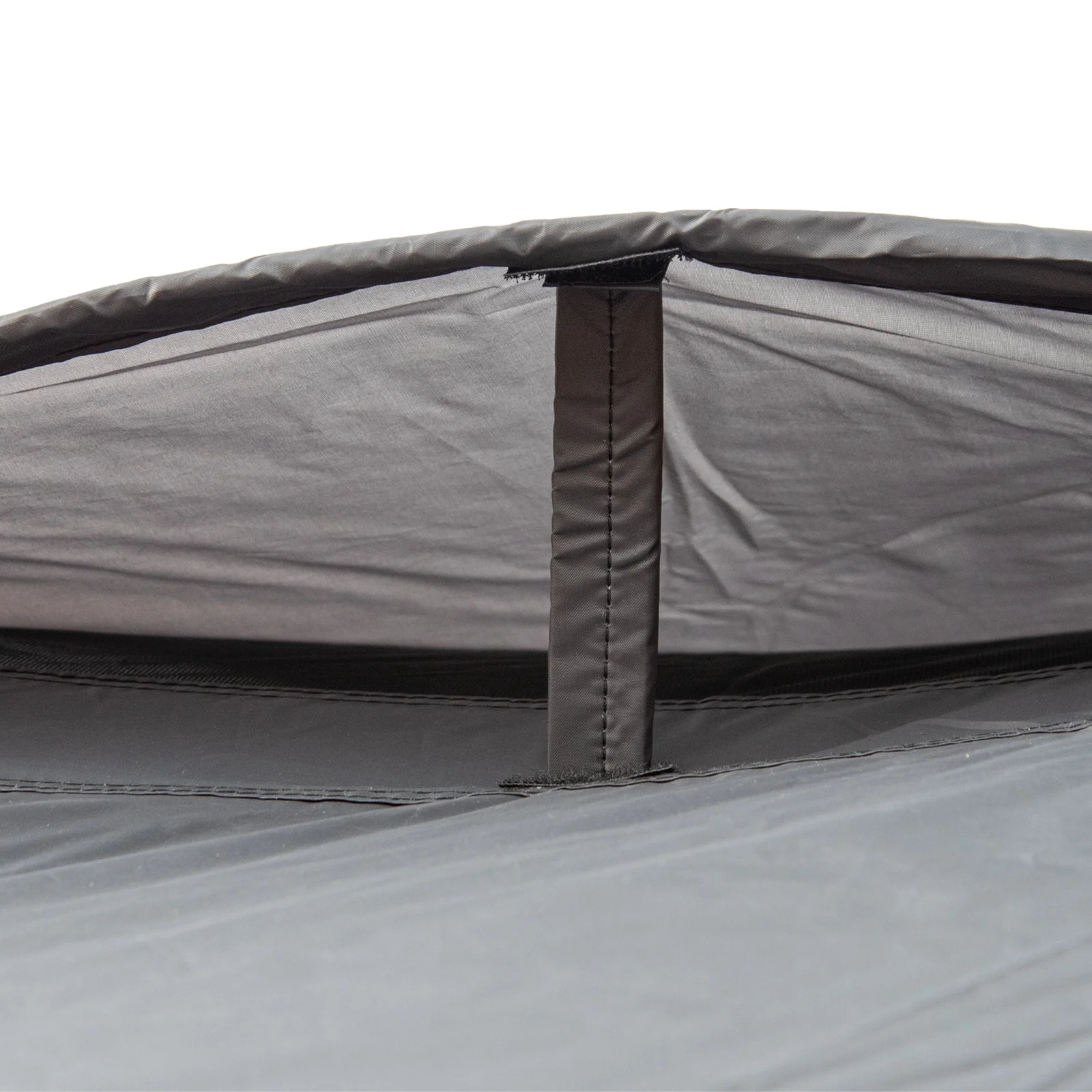 TP Campingzelt für 3-4 Personen, doppelwandig, wasserdicht, verdunkelter Innenraum inkl. Tasche Orange/Schwarz - Image 5