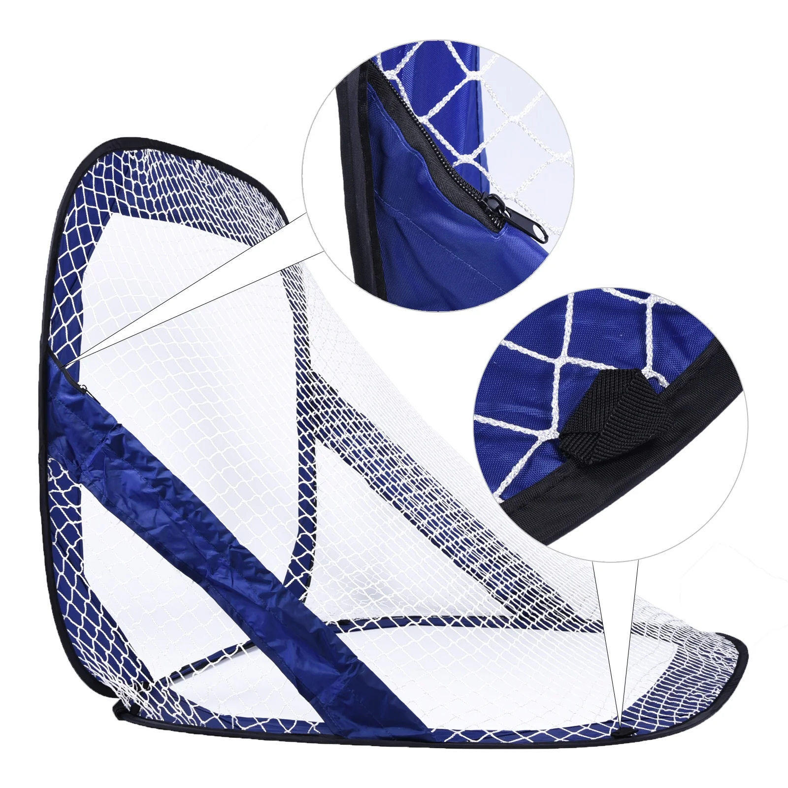 Kapler Fussballtor Pop-up-90x60x60cm Blau - Image 3