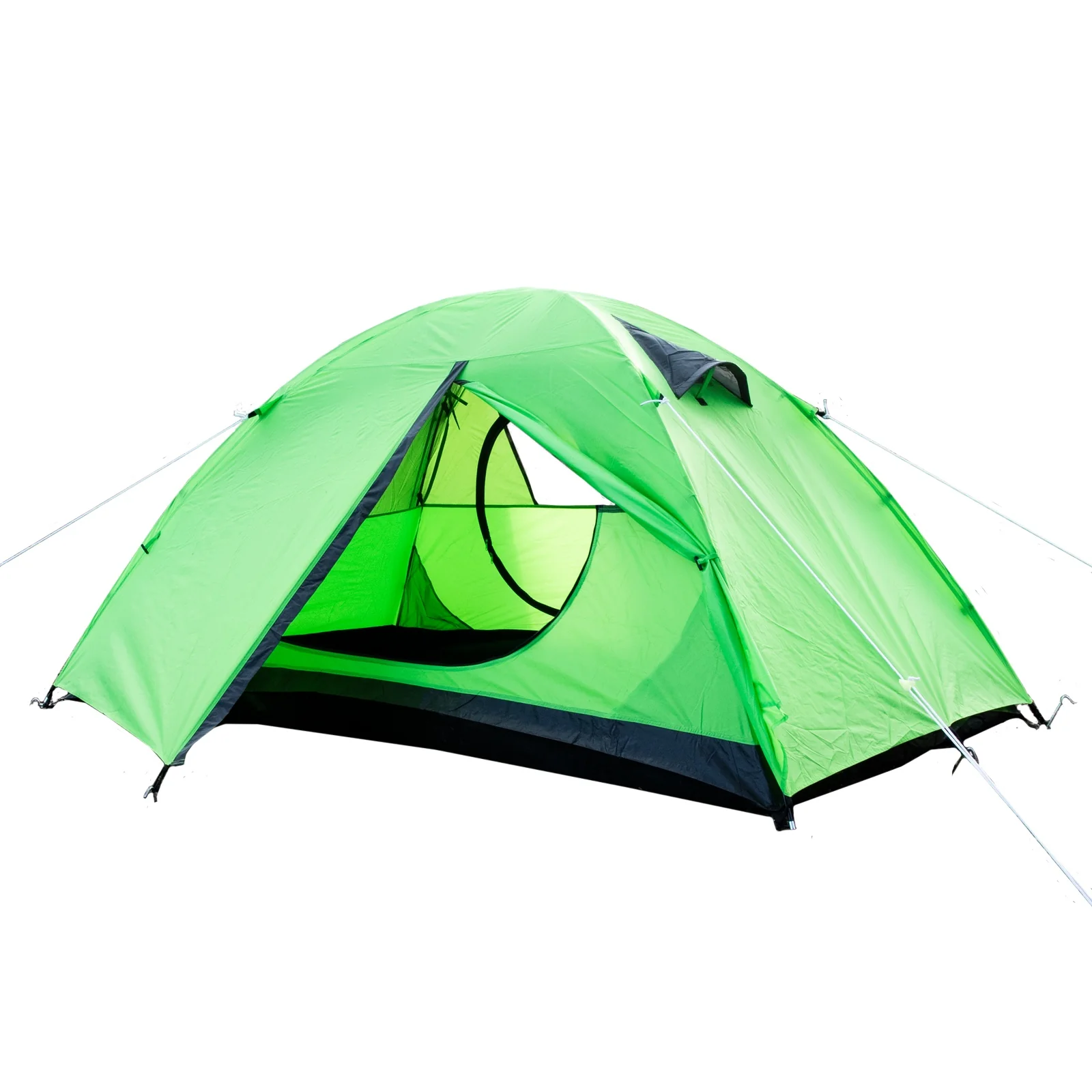 Campingzelt für 1-2 Personen doppelwandig, leicht stabil, wasserdicht inkl. Tragetasche - Image 8