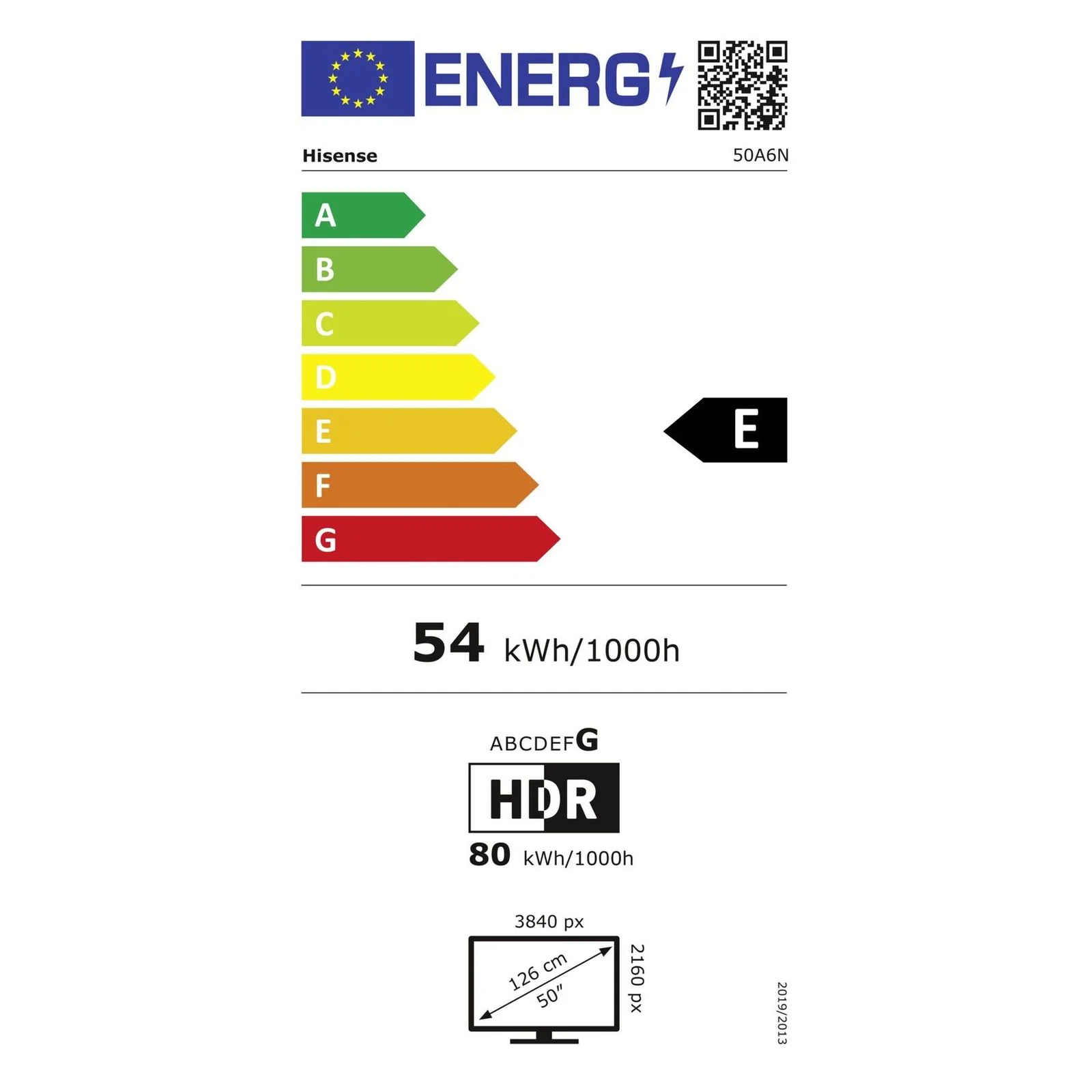 Hisense 50A6N Fernseher 127 cm (50") 4K Ultra HD Smart-TV WLAN Schwarz 300 cd/m² - Image 4