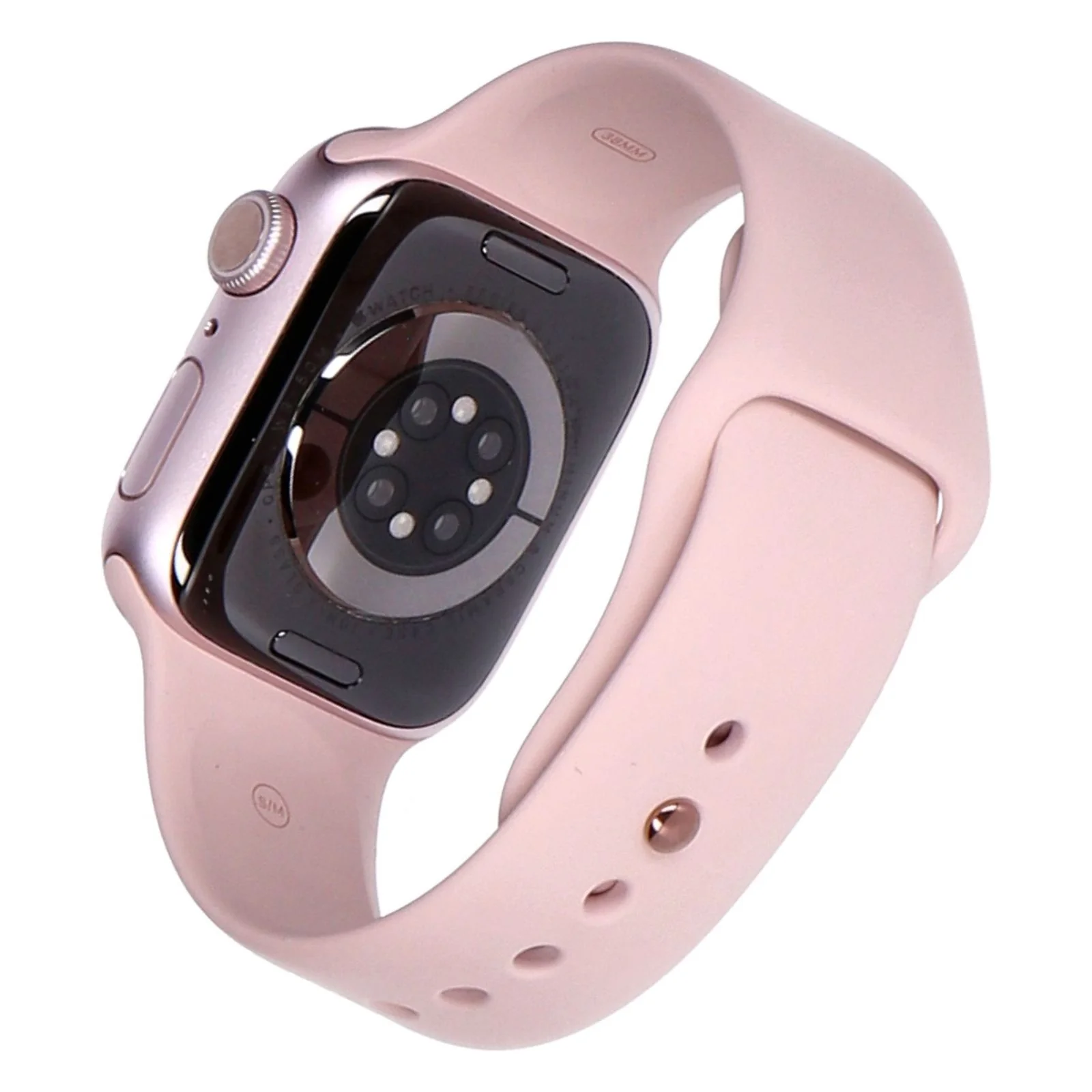 Apple Watch Series 9 GPS 41mm Rosé S/M Aluminiumgehäuse mit Sportarmband Pink - Image 3