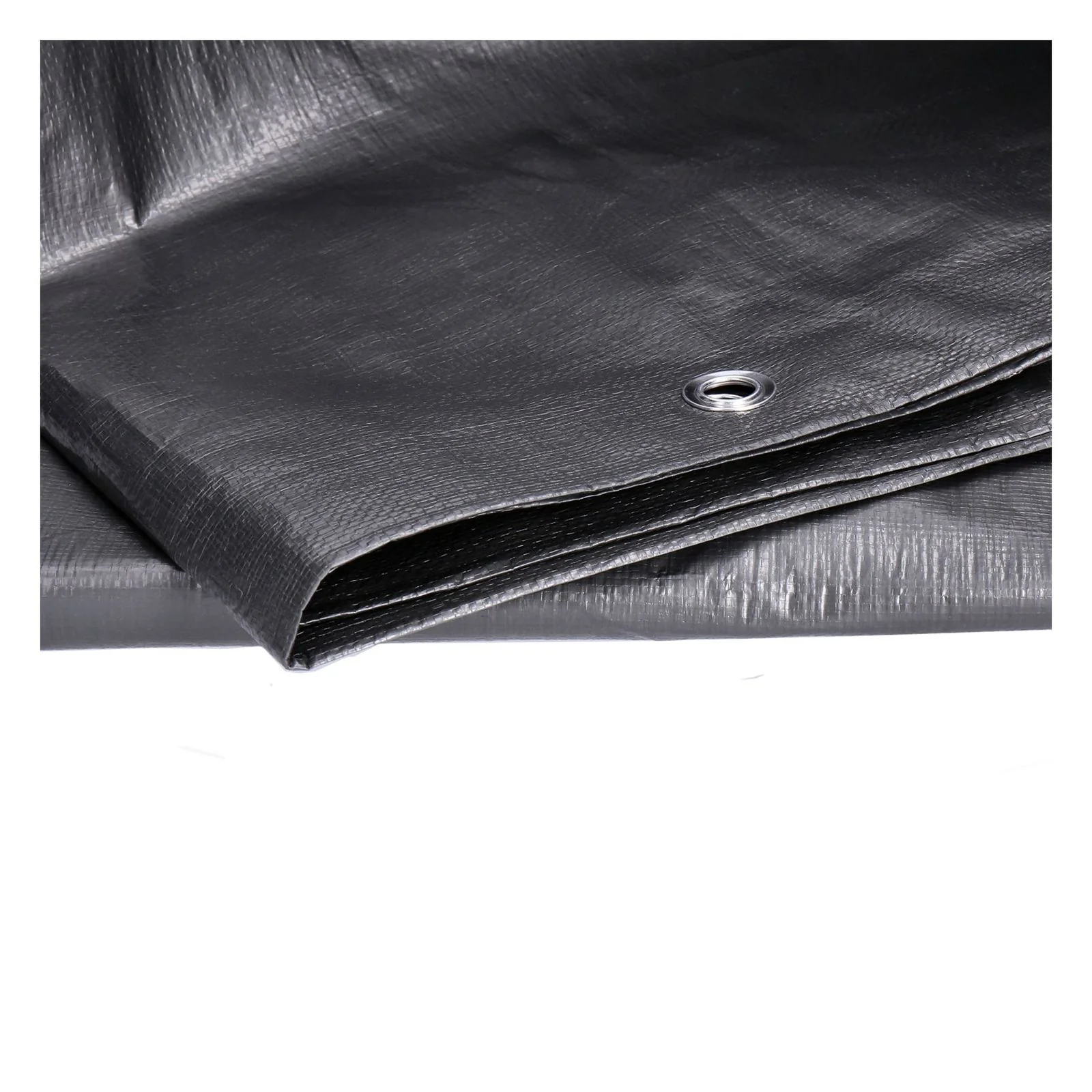 Abdeckplane, Gewebeplane 140g/m² silber inkl. 4x Befestigungsseil, mit Ecken- und Randverstärkung 8 x 10 Meter - Image 9