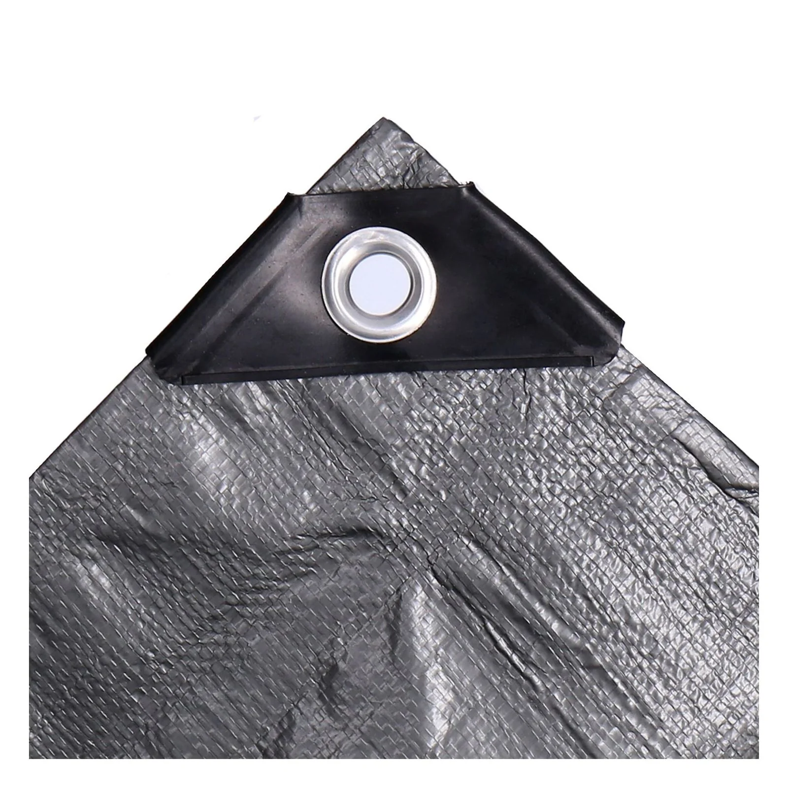 Abdeckplane, Gewebeplane 260g/m² silber inkl. 4x Befestigungsseil, mit Ecken- und Randverstärkung 4 x 6 Meter - Image 11
