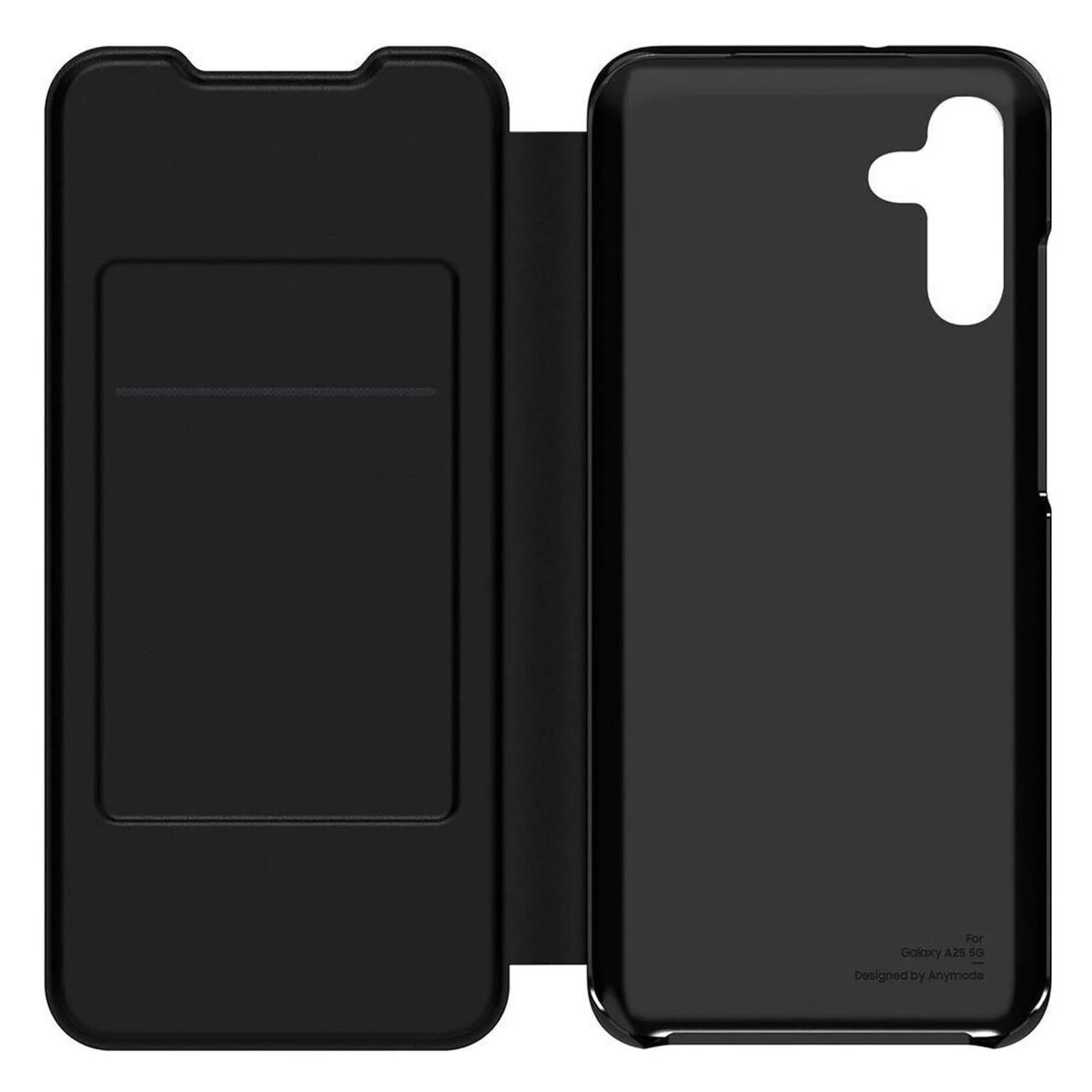Samsung Galaxy A25 Wallet Flip Case schwarz - Image 2