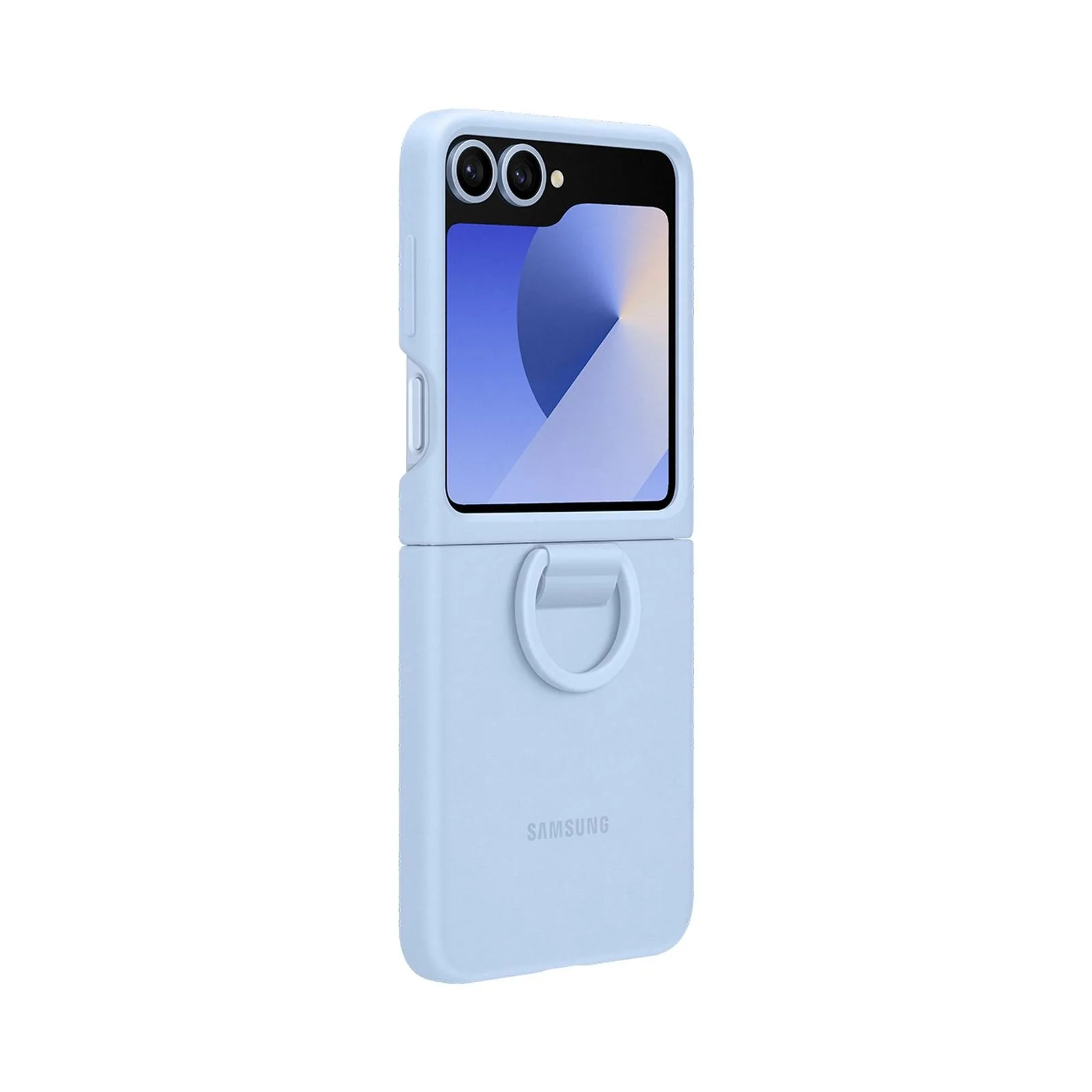 Samsung Galaxy z Flip 6 Silicone Case blau - Image 4