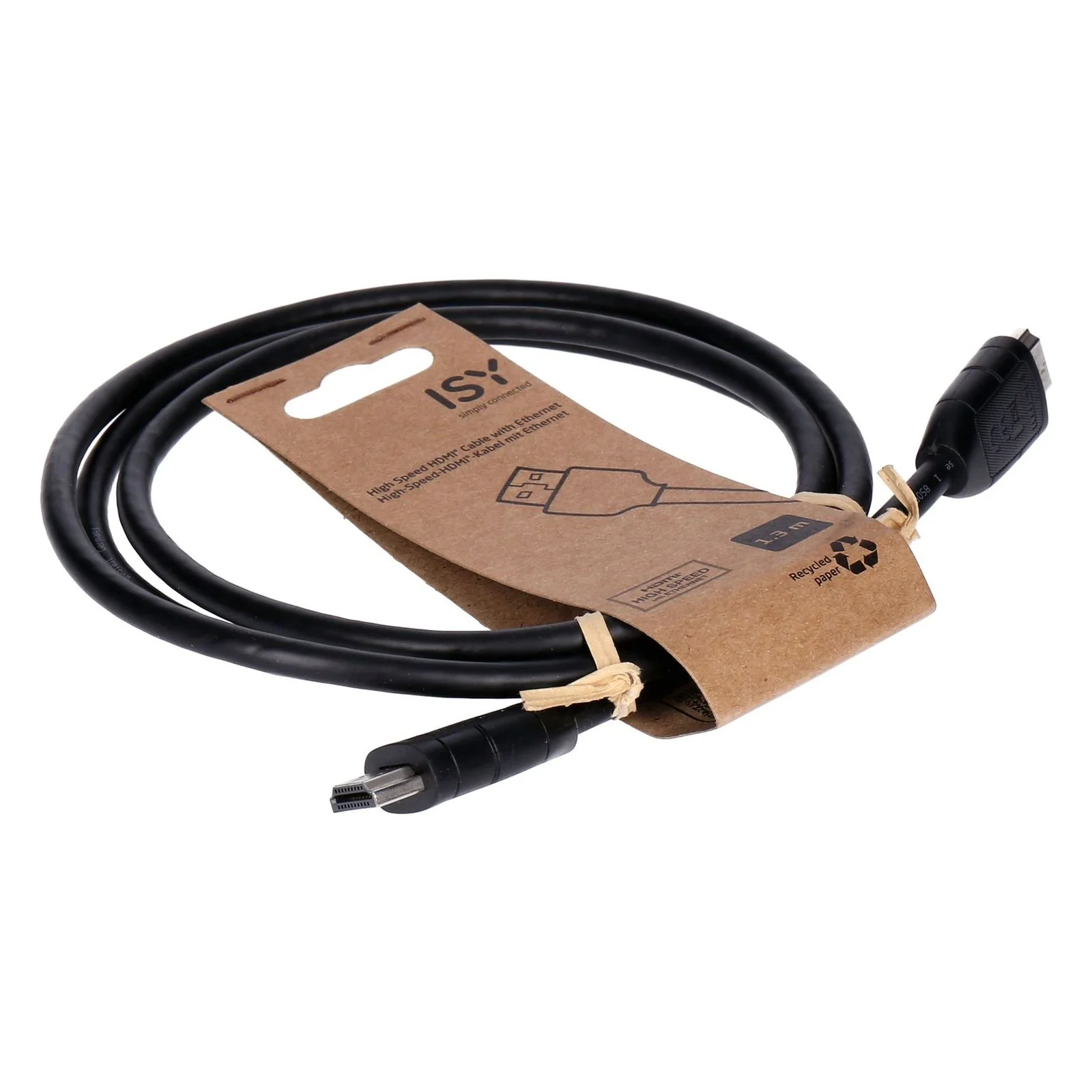 ISY IHD-1300 High-Speed HDMI-Kabel, 1,3 m - Image 2