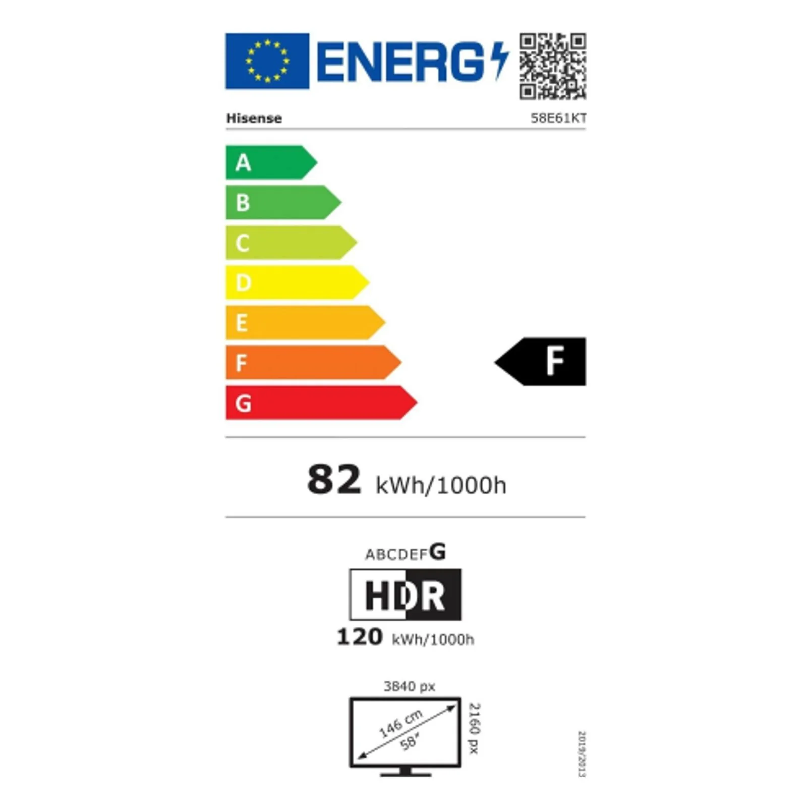 Hisense 58E61KT LED-Fernseher 146 cm/58 Zoll, 4K Ultra HD, Smart-TV, Alexa Built-In - Image 5
