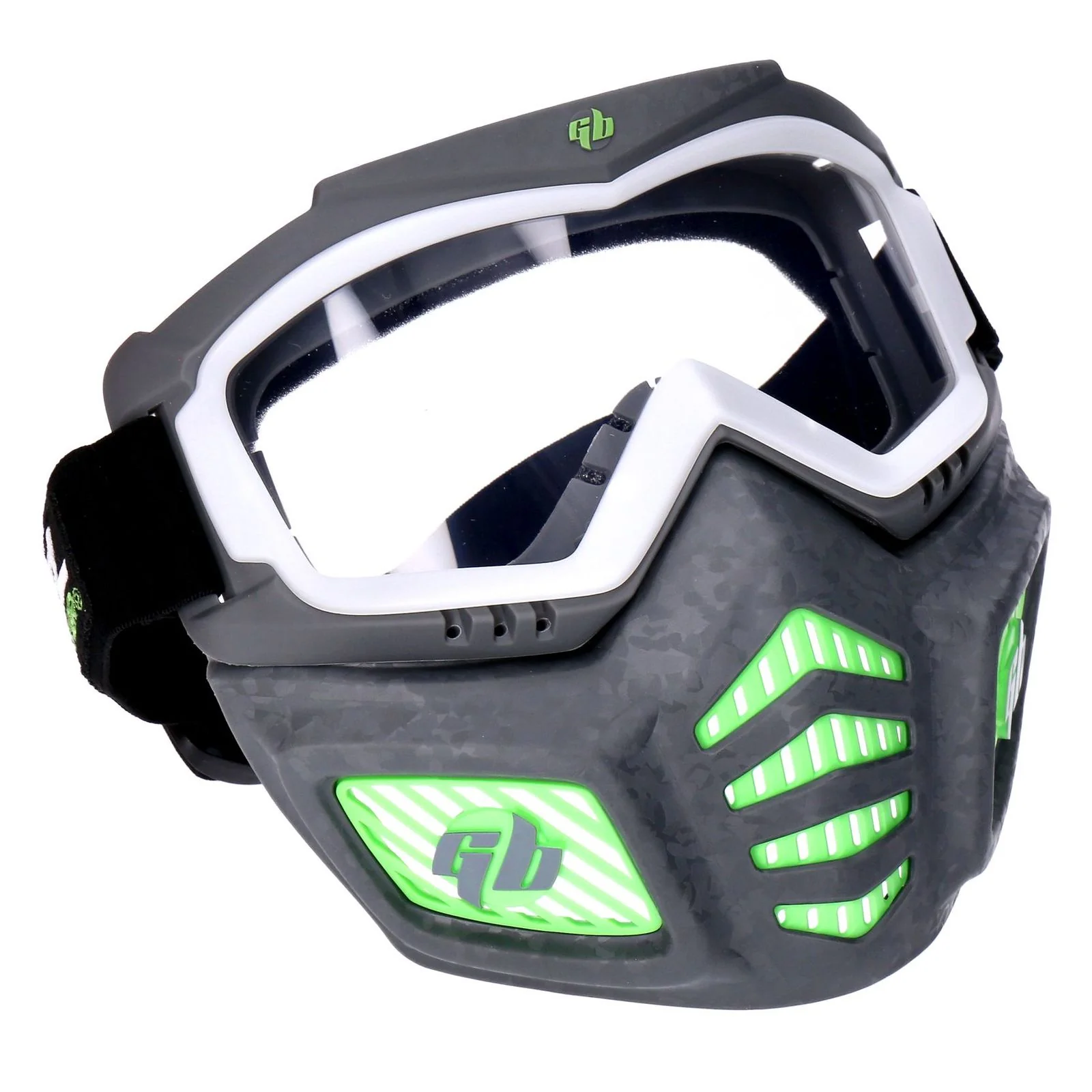 Gel Blaster Elite Gesichtsmaske Leuchtend Abnehmbare Schutzbrillen