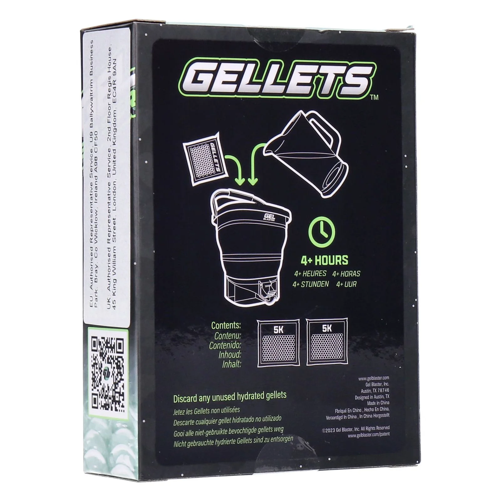 Gel Blaster Starfire Gellets Munitionspack 10.000 Schuss in Glow-in-The-Dark (GBGL1109-5L) - Image 3