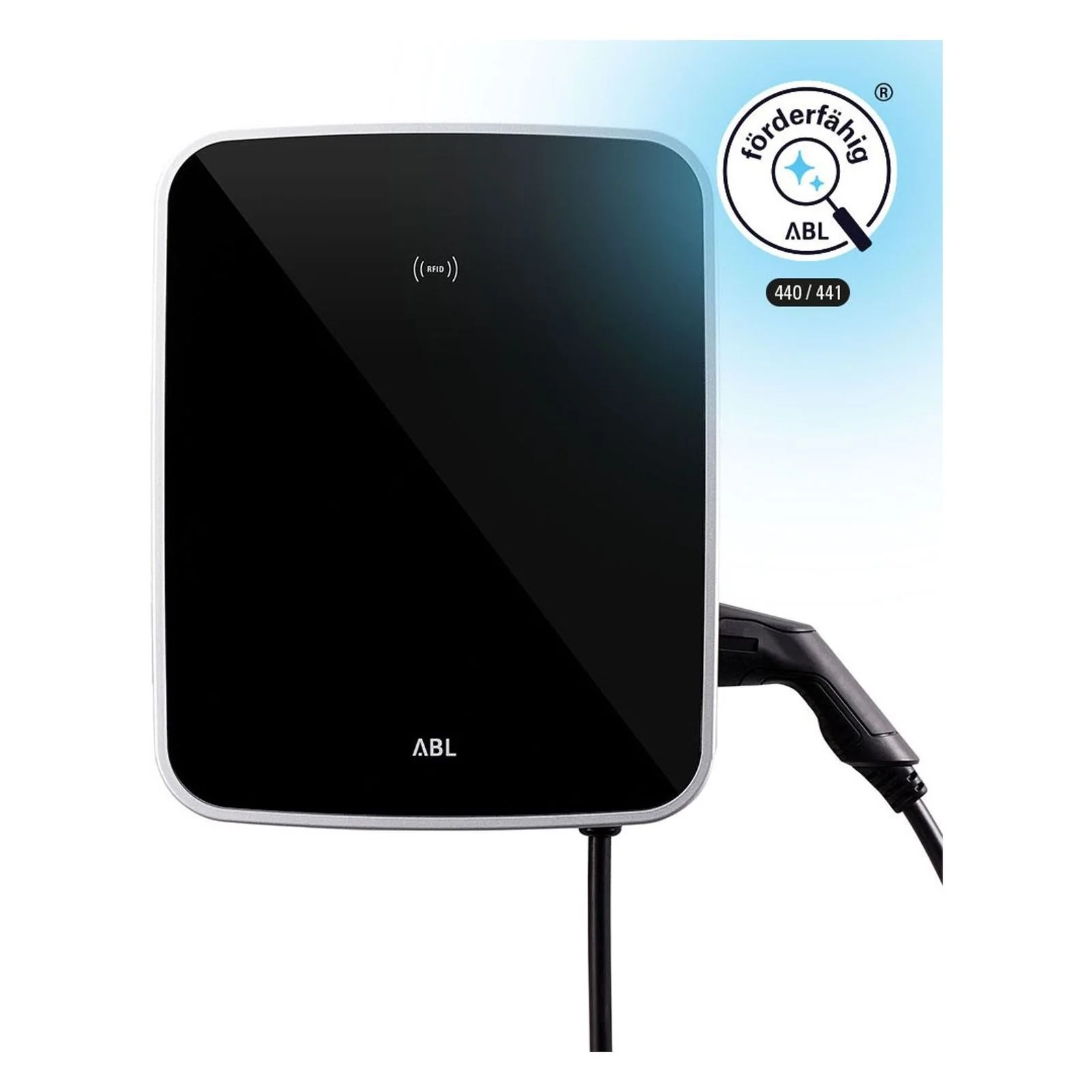 ABL Wallbox eMH3 3W2261P 1x22kW 1xTyp2 Ladekabel Master+ schwarz - Image 2
