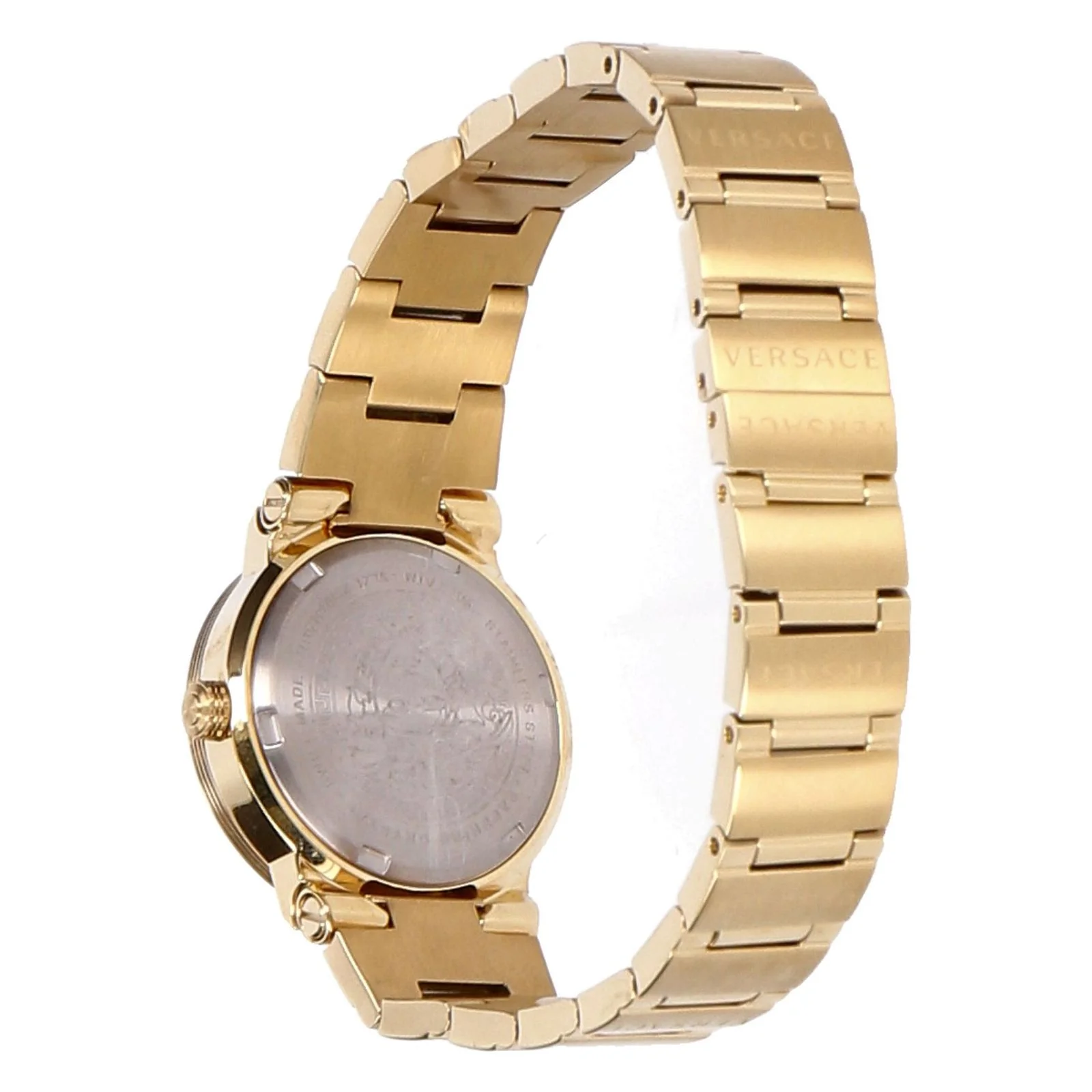 Versace Damen Armbanduhr GRECA Logo Mini goldfarben - Image 3