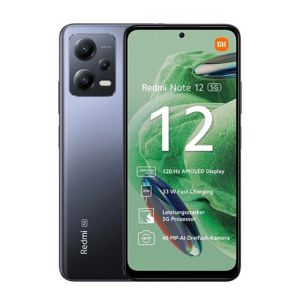 Xiaomi Redmi Note 12 5G 128GB Onyx Gray