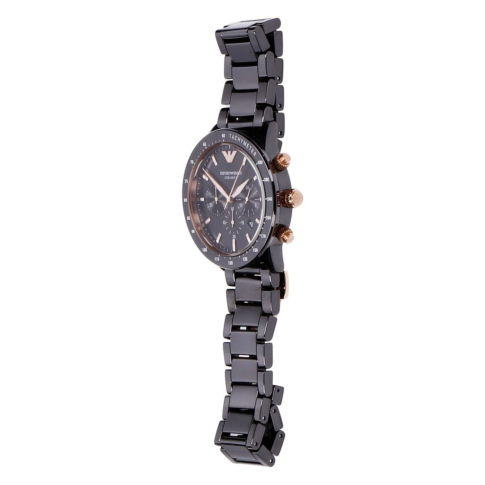 Emporio Armani Armbanduhr Herren schwarz - Image 4