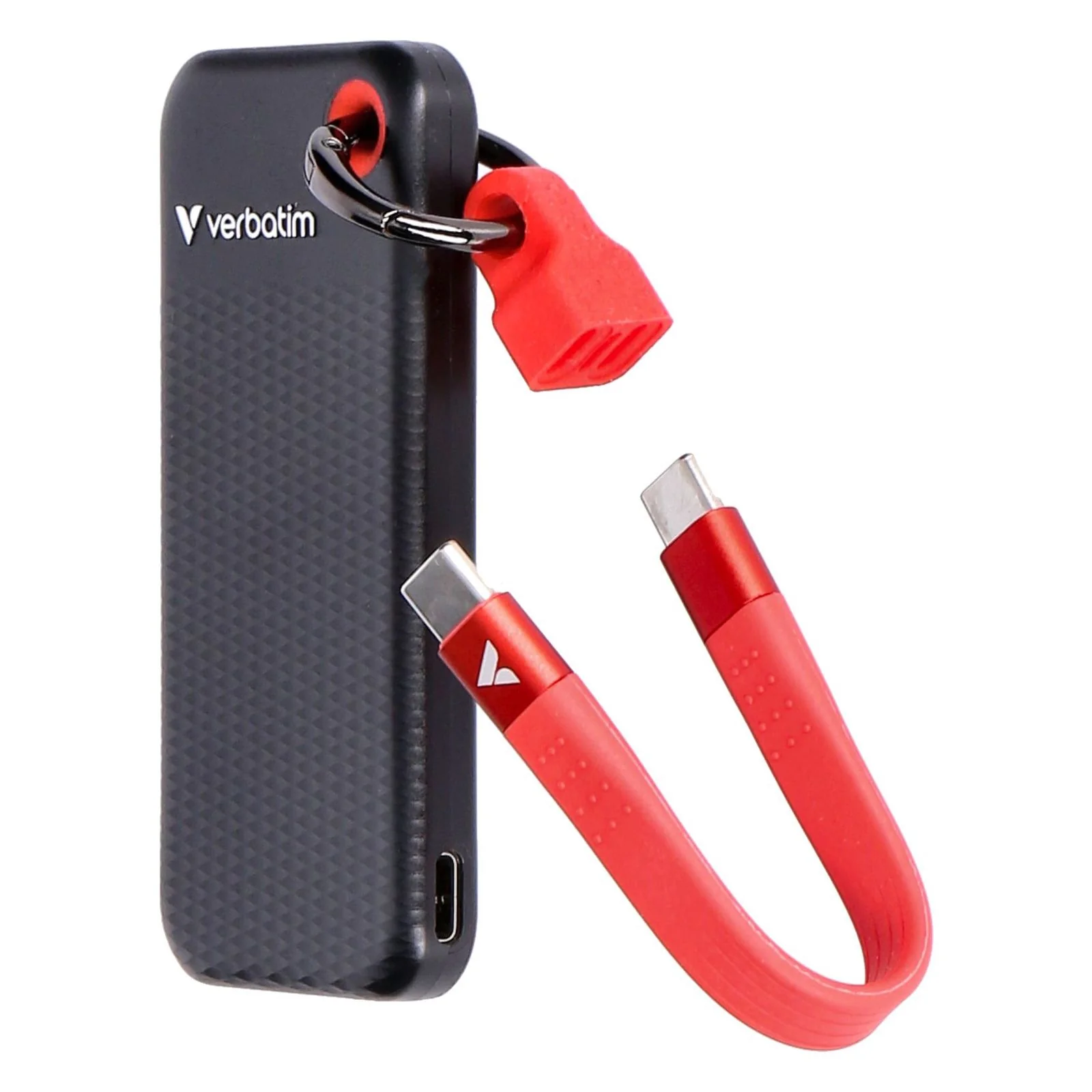 Verbatim Pocket ext. SSD 1TB Schwarz/Rot