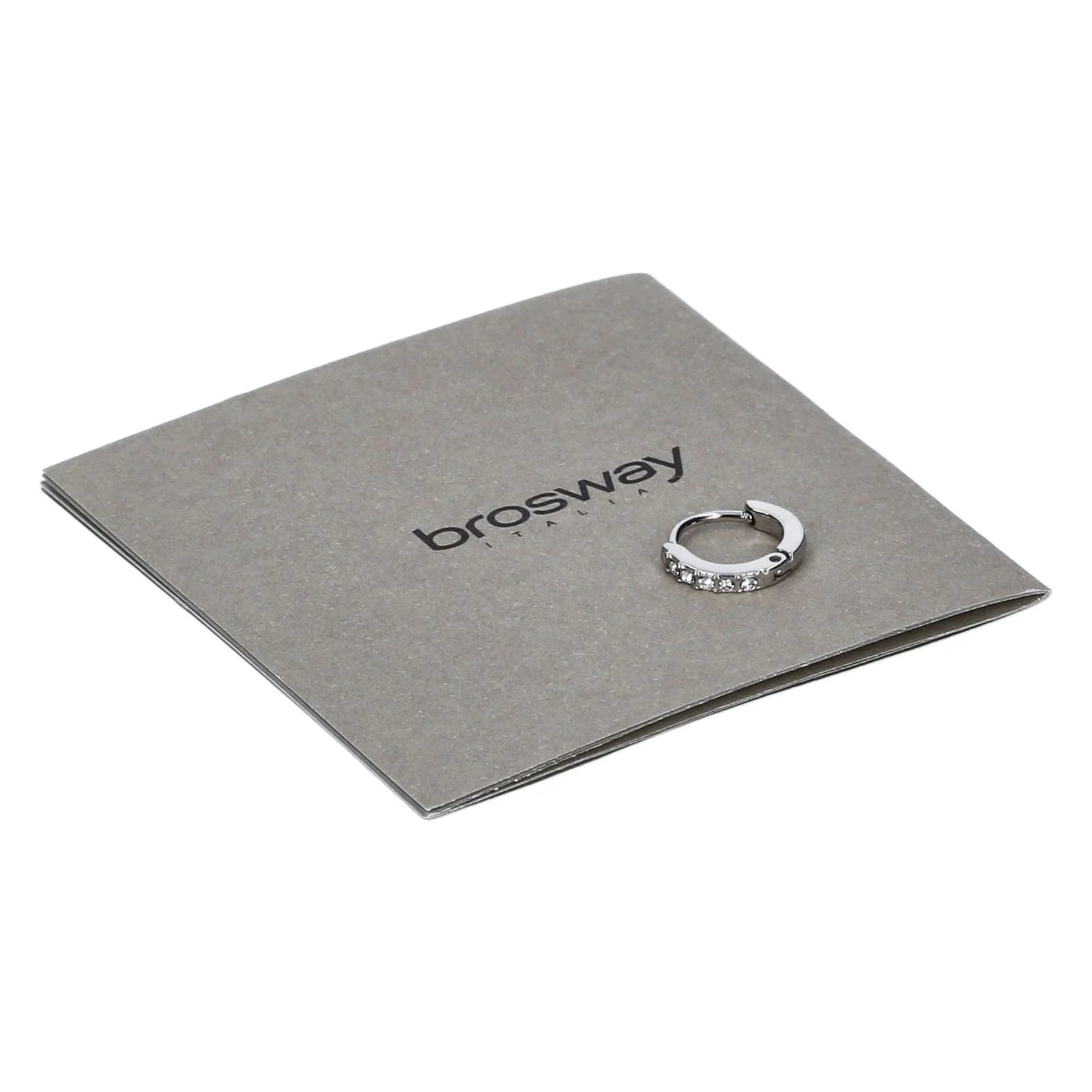 Brosway Chakra Einzelcreole 1cm Damen Edelstahl