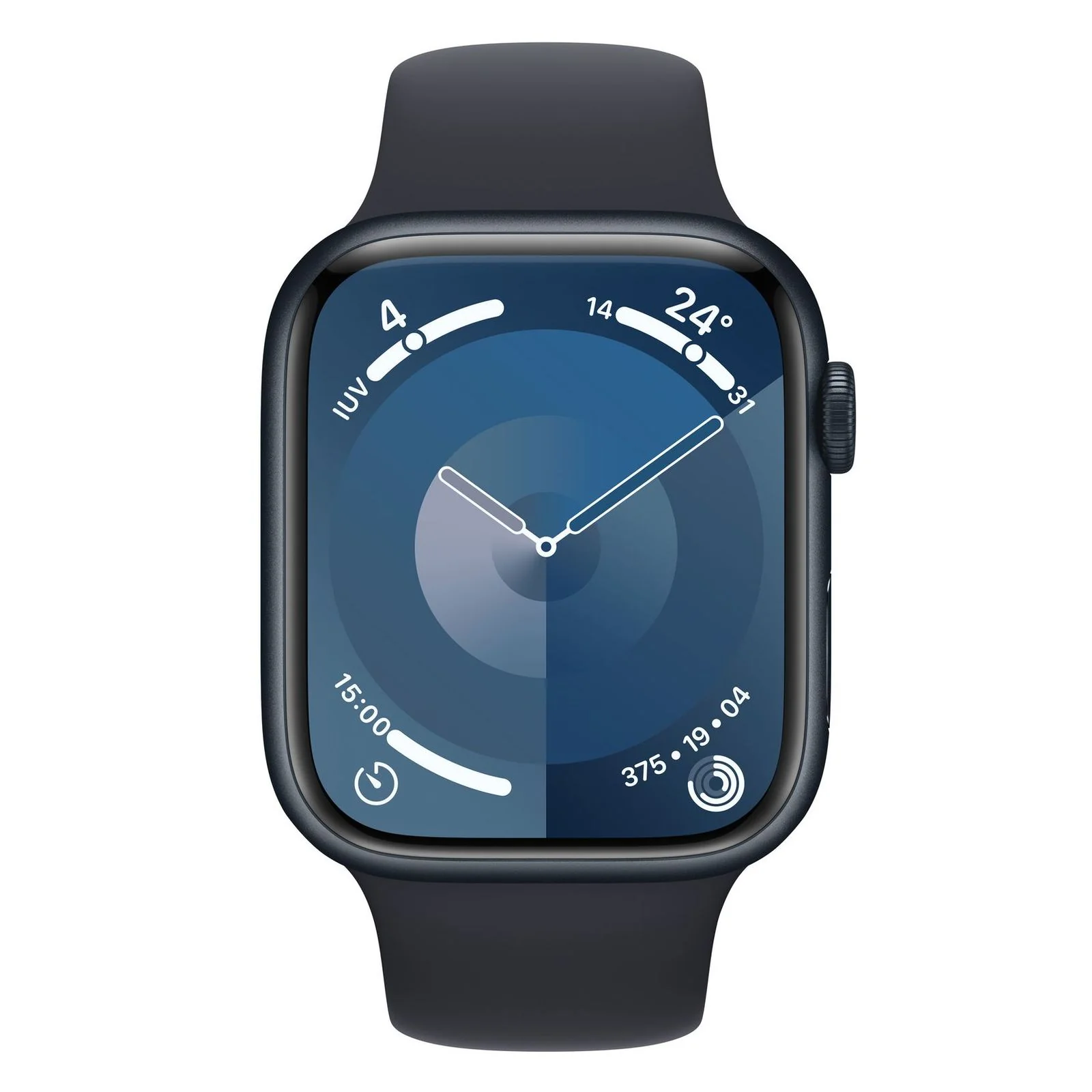 Apple Watch Series 9 45mm GPS + 4G Mitternacht Aluminiumgehäuse mit Sportarmband Mitternacht S/M - Image 2