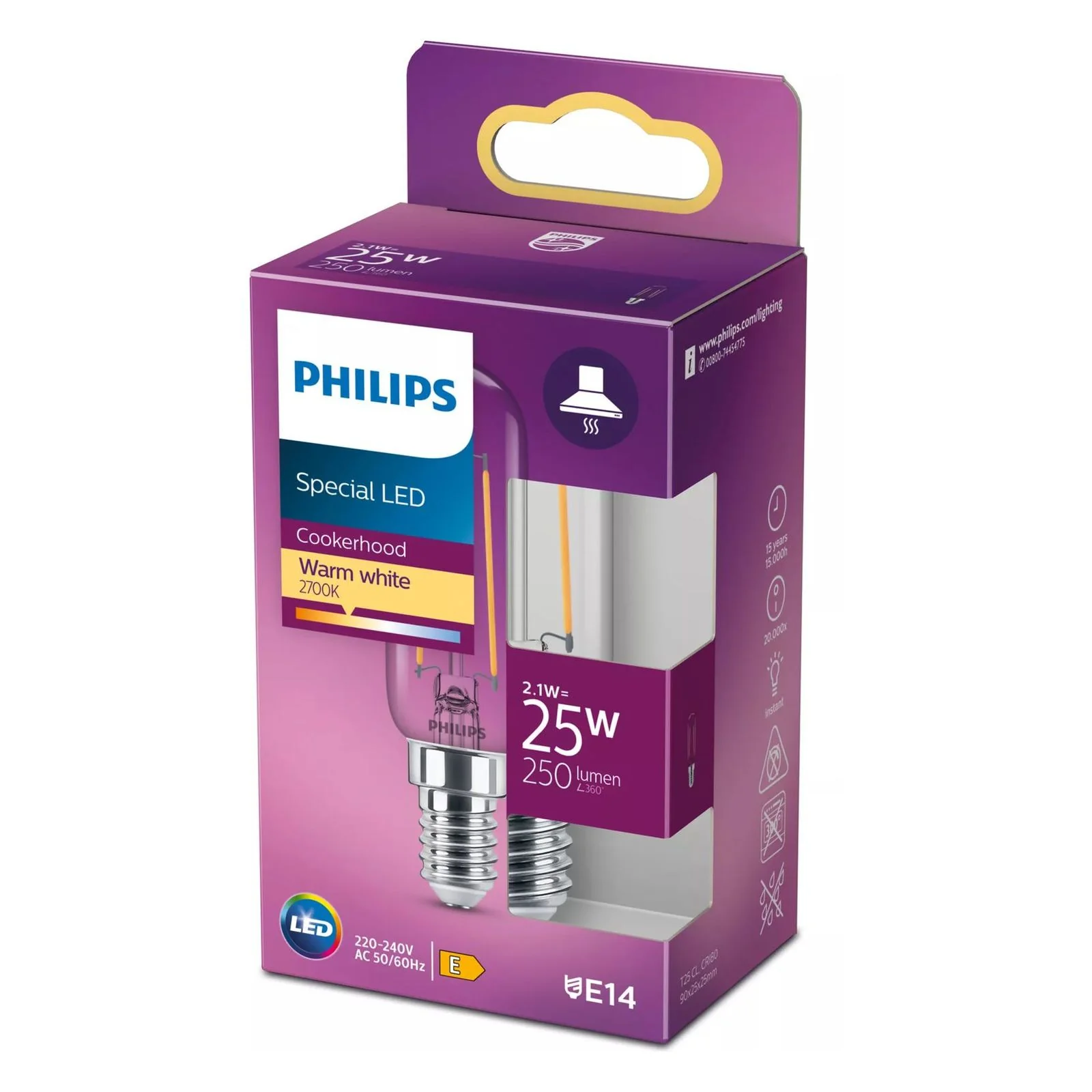 PHILIPS 25W T25 E14 LED-Kühlschrank Lampe - Image 2