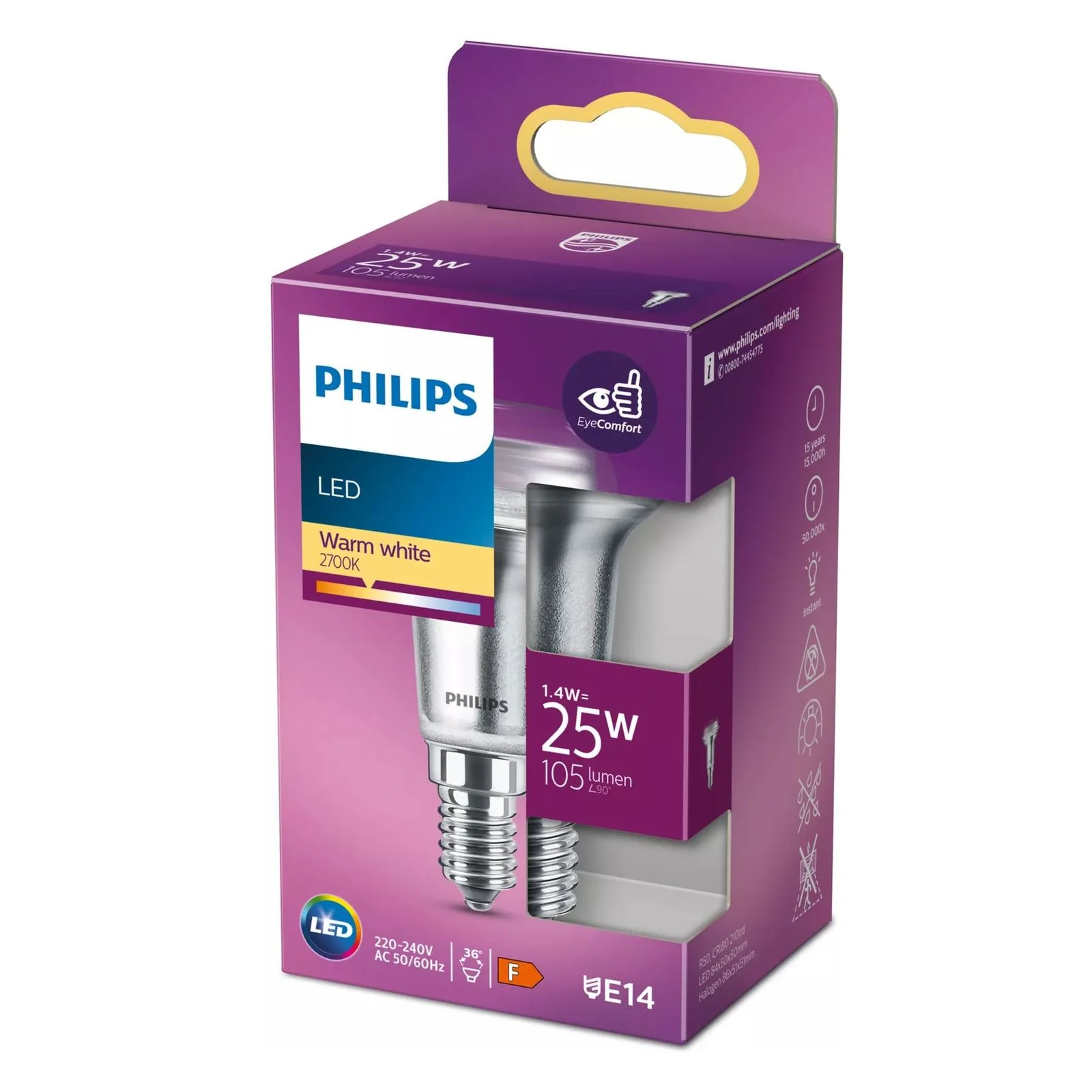 Philips 25W R50 E14 Reflektor LED Lampe - Image 2