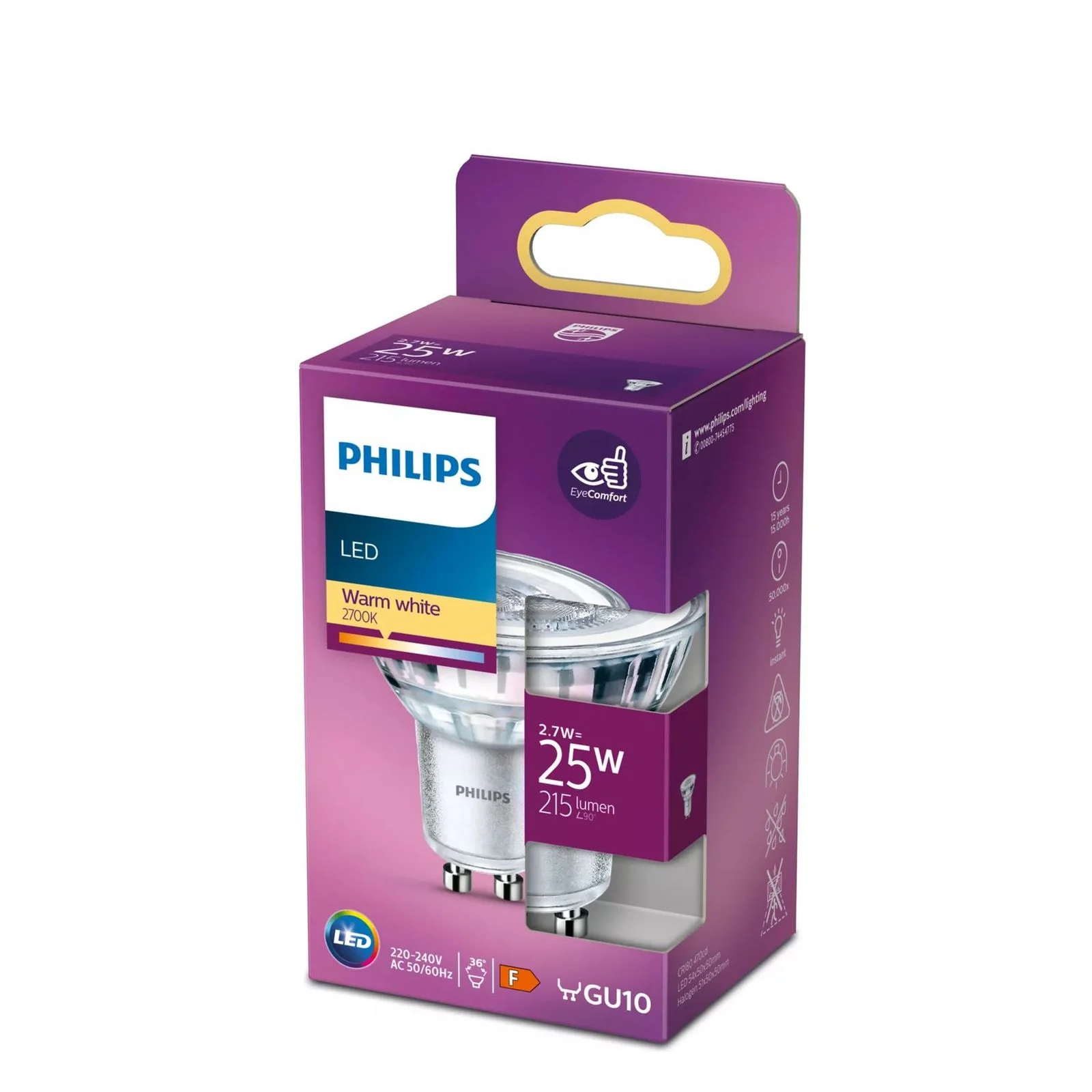Philips 25W GU10 LED Spot Classic Warmweiß - Image 2