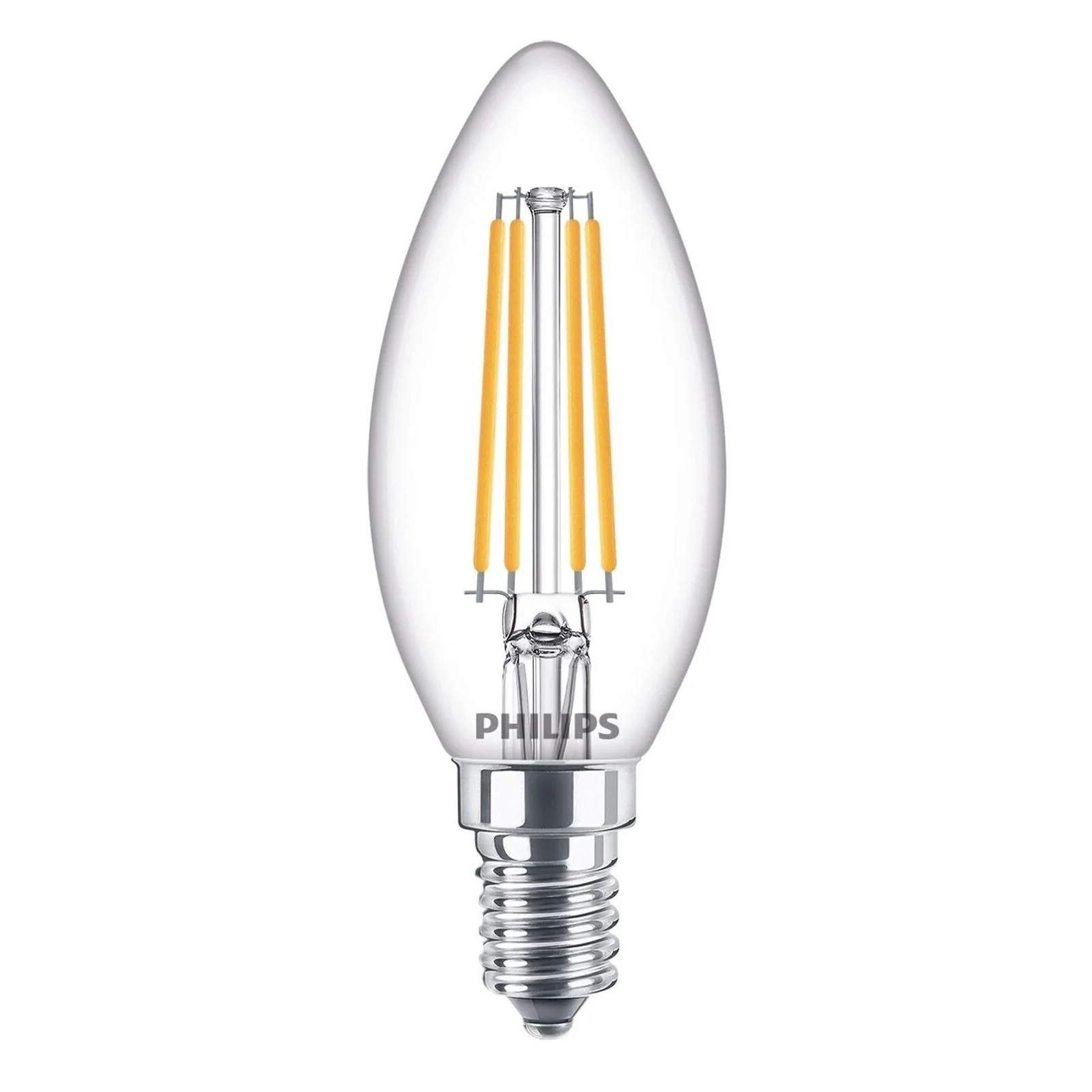 Philips 60W E14 LED-Filament-Lampe transparent