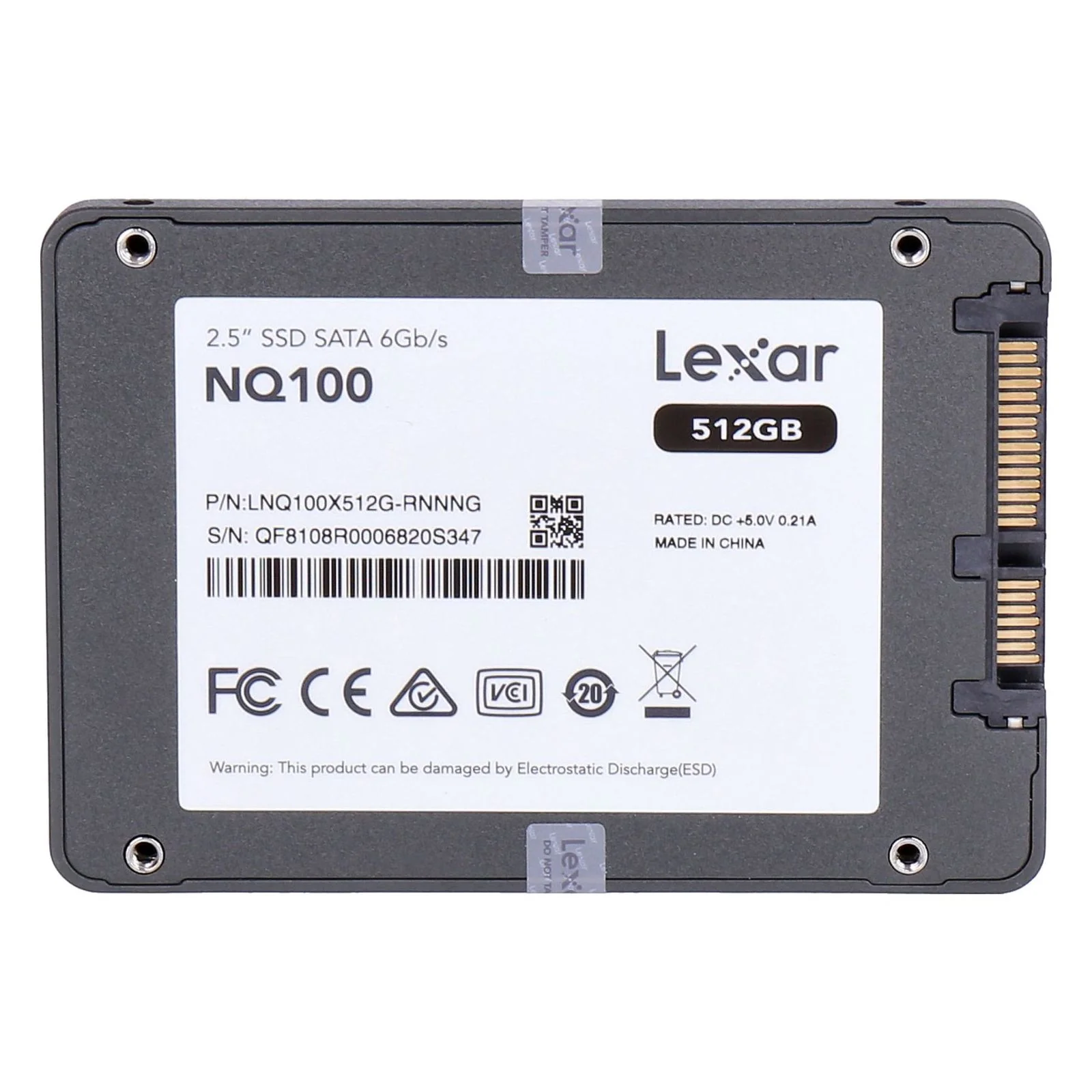 Lexar NQ100 int. SATA III SSD 512GB - Image 2
