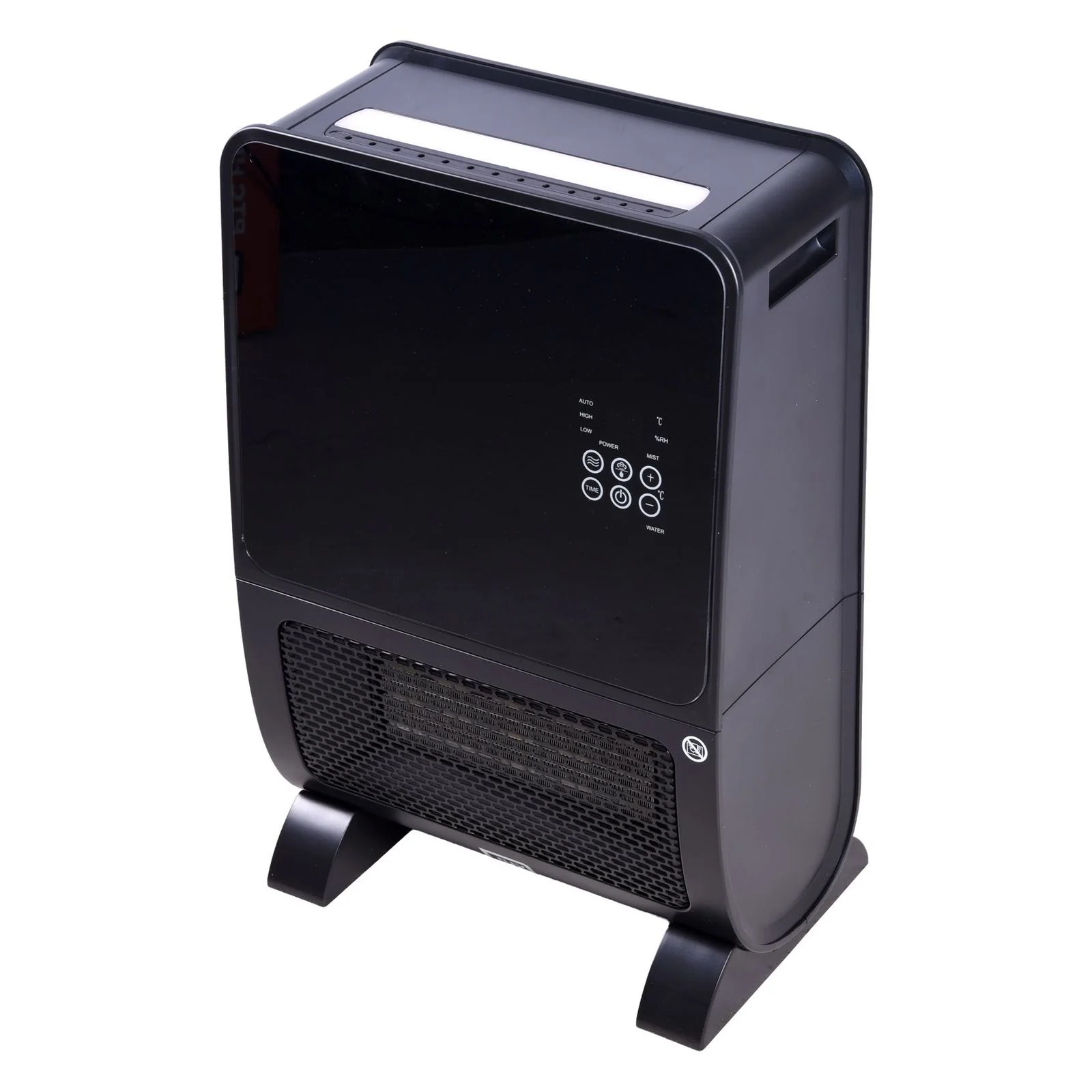 SHX Keramik-Heizer mit Kamineffekt schwarz 2000W 4-in-1-Funktion