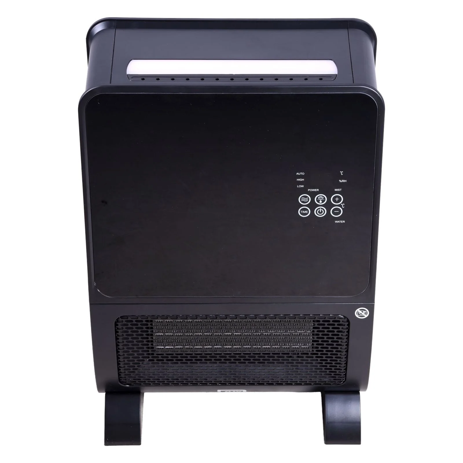 SHX Keramik-Heizer mit Kamineffekt schwarz 2000W 4-in-1-Funktion - Image 2