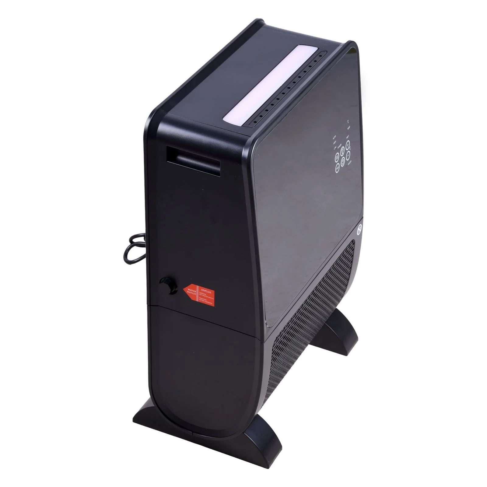SHX Keramik-Heizer mit Kamineffekt schwarz 2000W 4-in-1-Funktion - Image 3