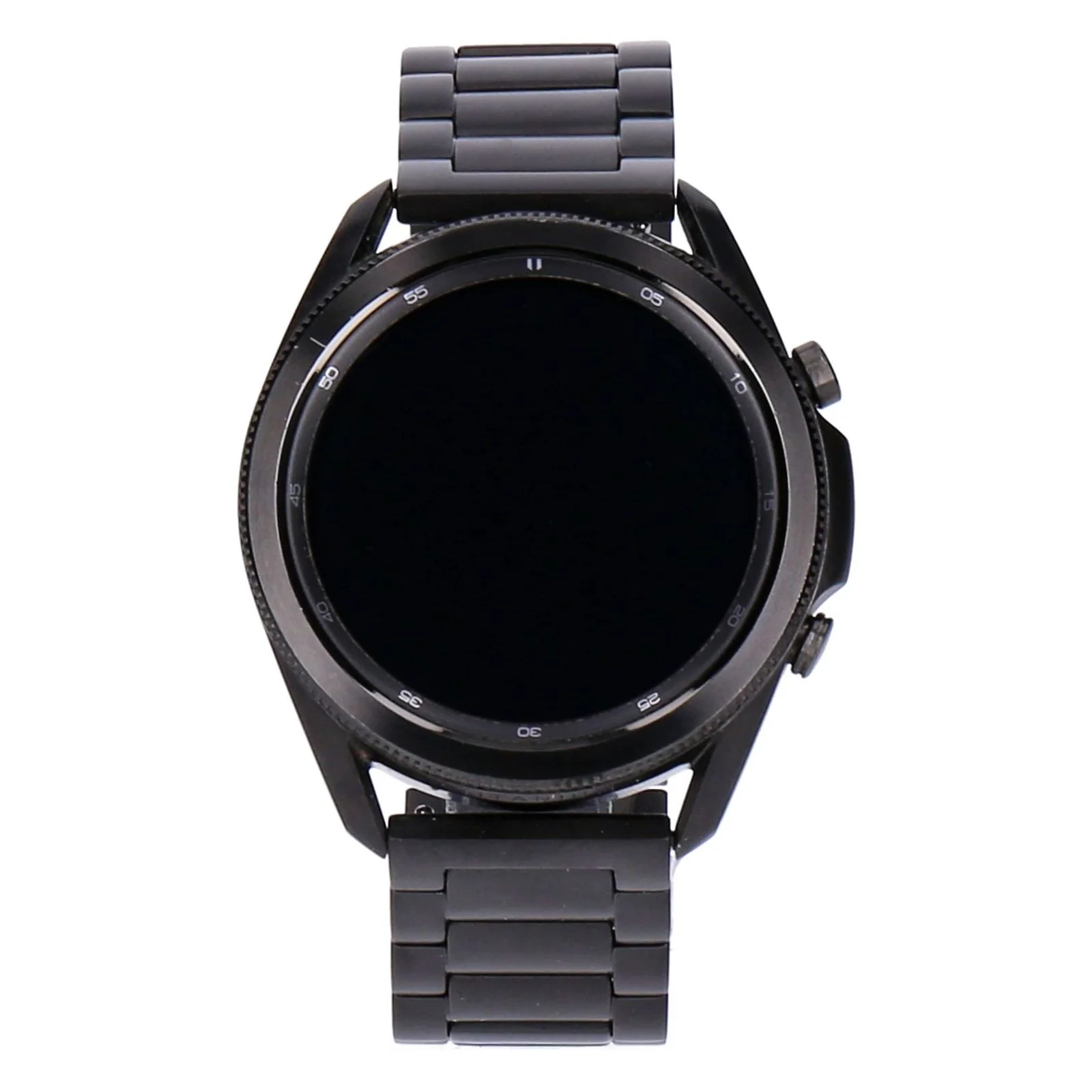 Samsung Galaxy Watch3 Titan 45mm Mystic Black Titaniumgehäuse Schwarz, Edelstahlarmband Schwarz