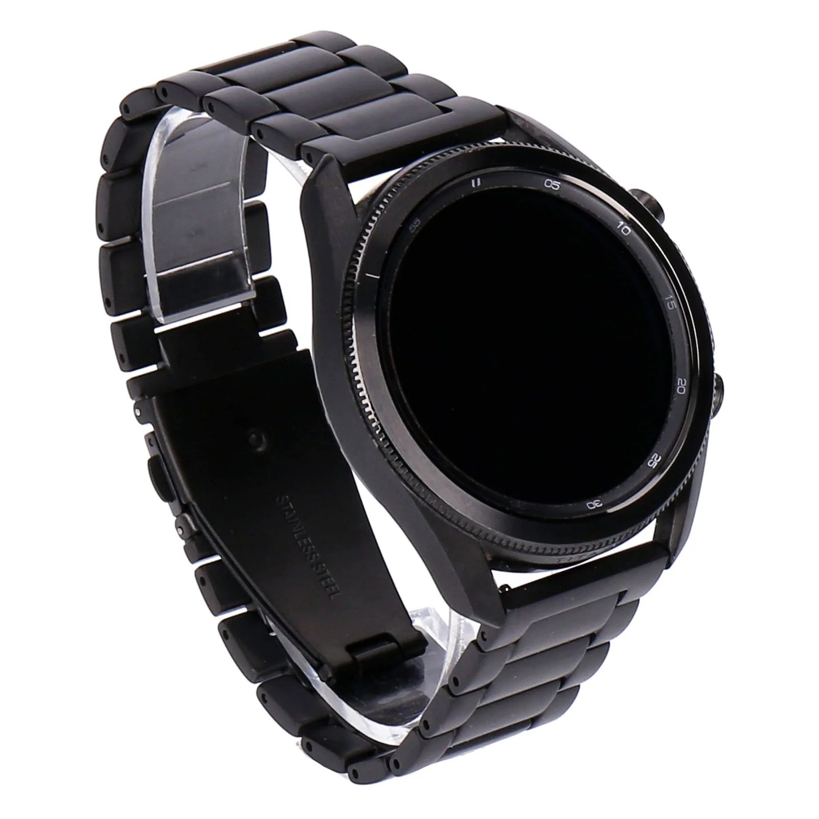 Samsung Galaxy Watch3 Titan 45mm Mystic Black Titaniumgehäuse Schwarz, Edelstahlarmband Schwarz - Image 2